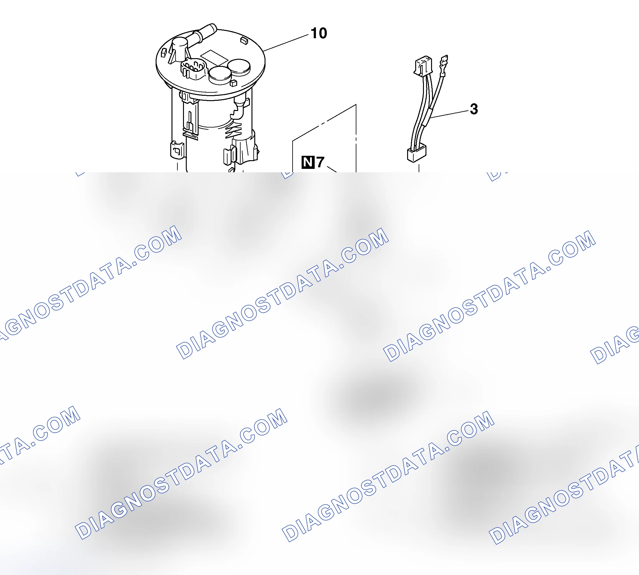 Scheme 20: FUEL PUMP MODULE DISASSEMBLY AND ASSEMBLY