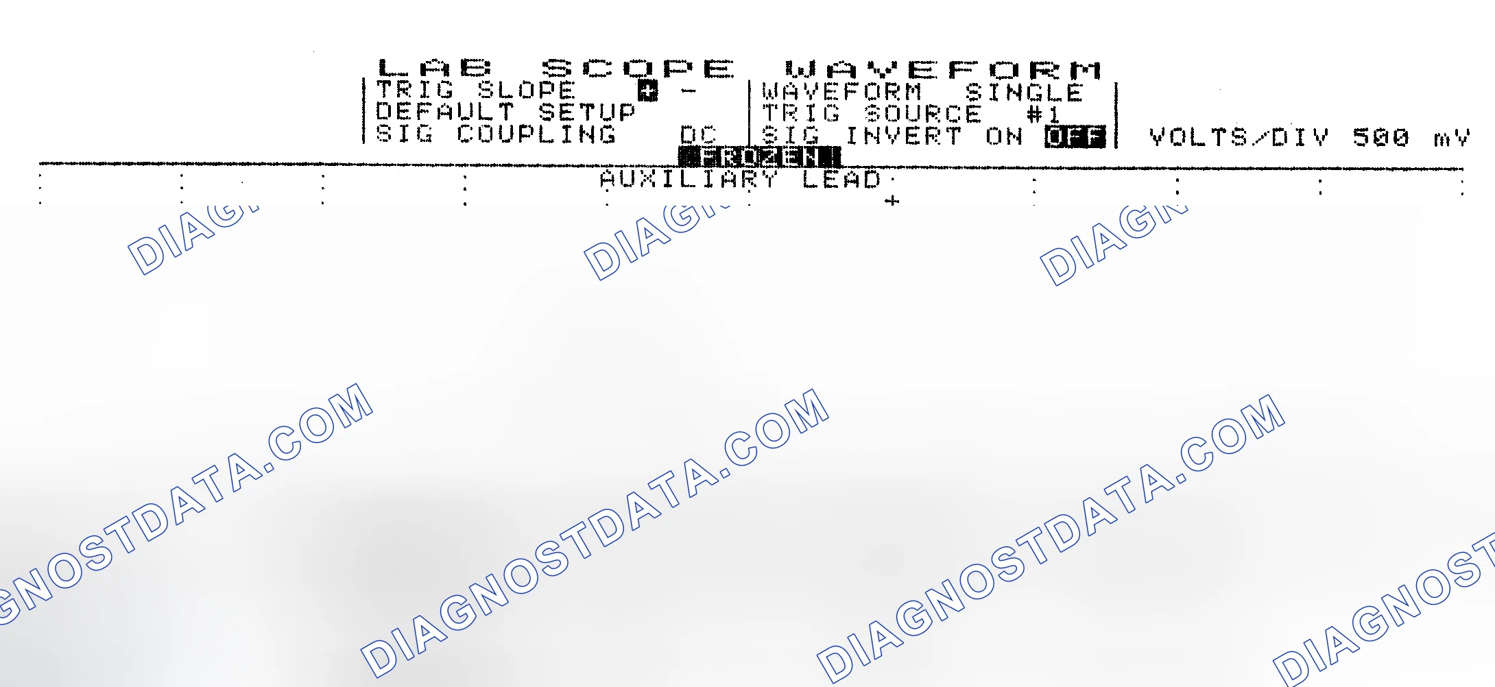 Scheme 10: Single Injector w/Excessive Current Flow - Current Pattern