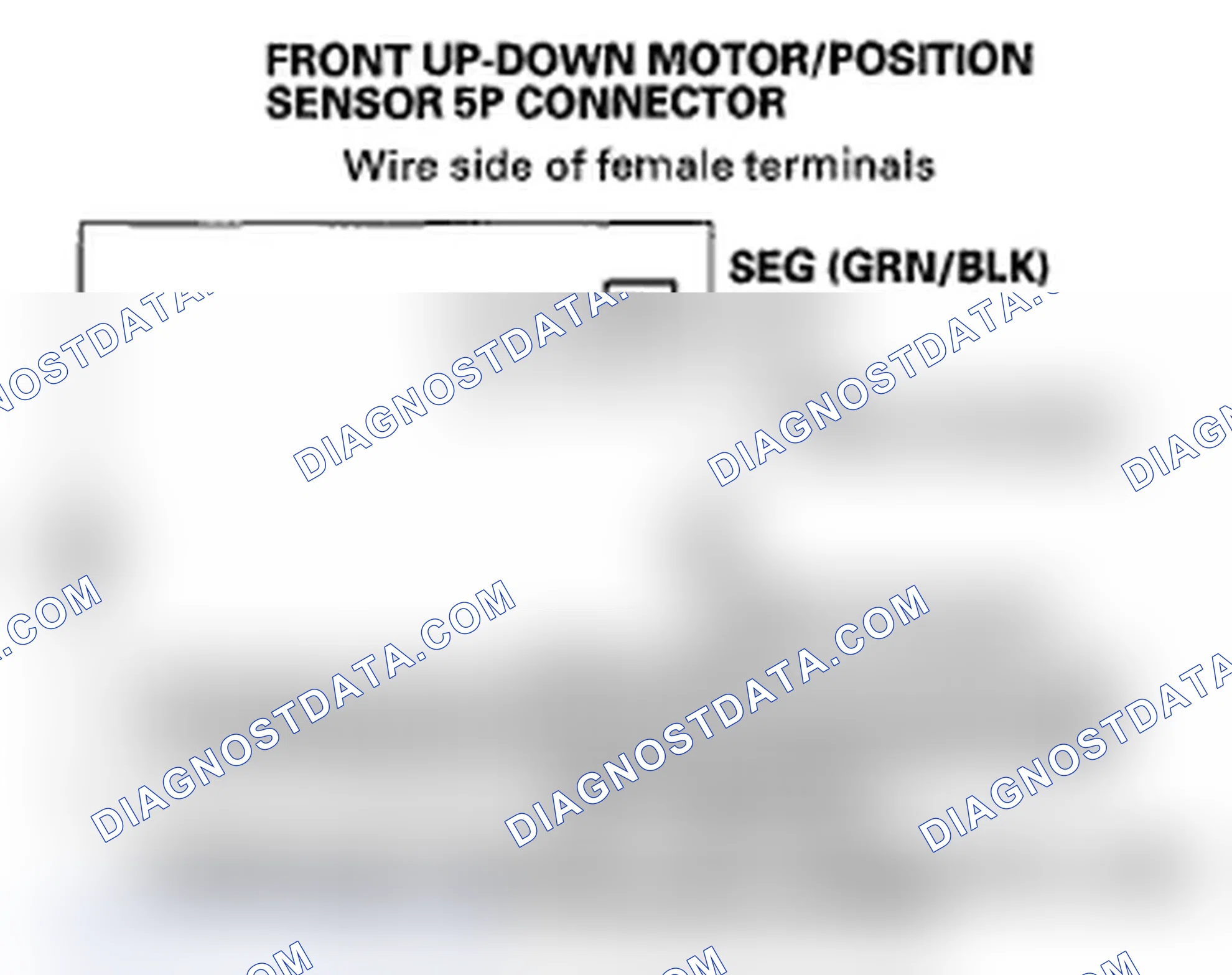 Scheme 30: DTC B1826: Power Seat Front Up-down Motor Pulse Error ('07-08 models)