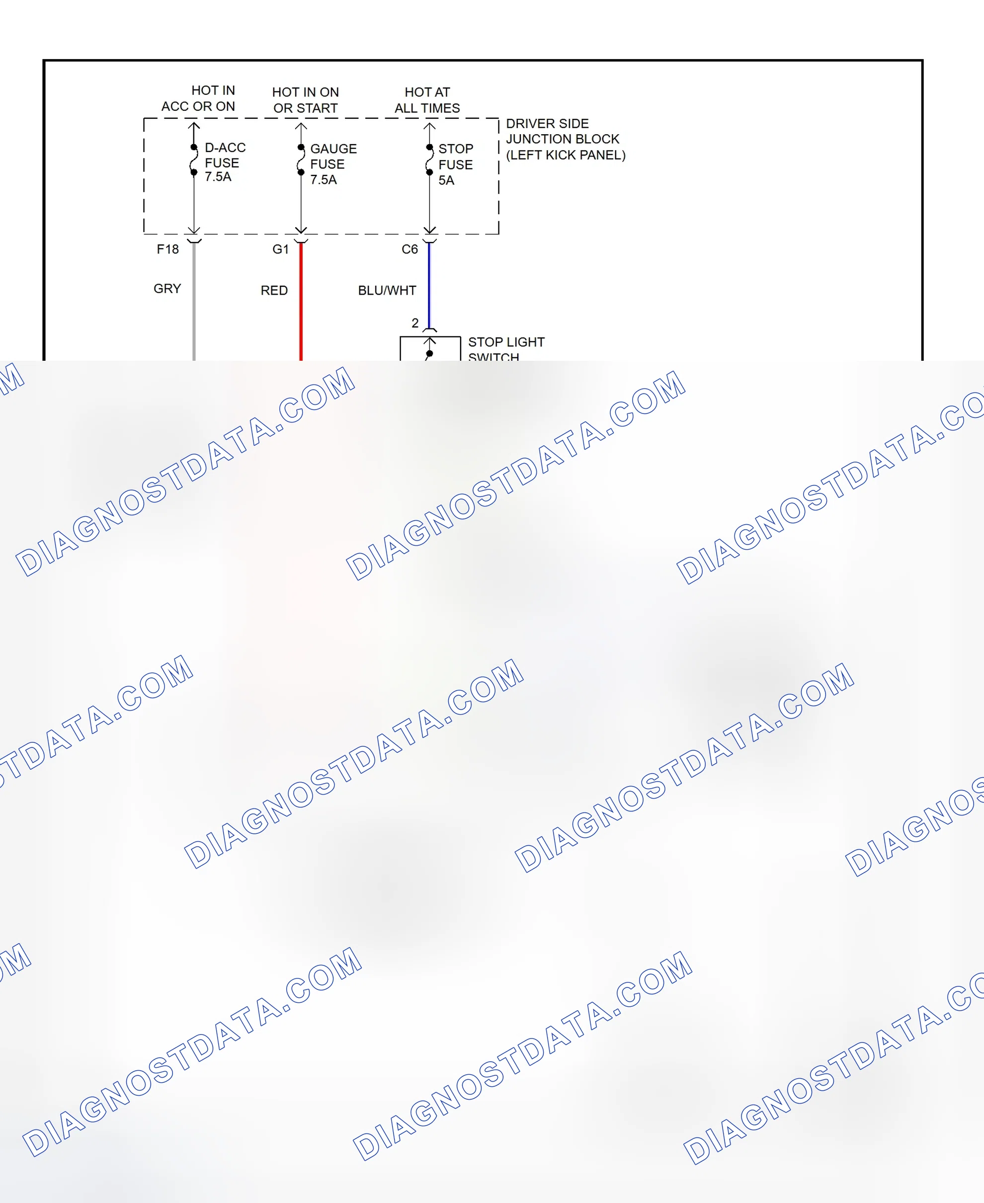 Scheme 433: Shift Interlock System Wiring Diagram (2001 - Lexus LS430)