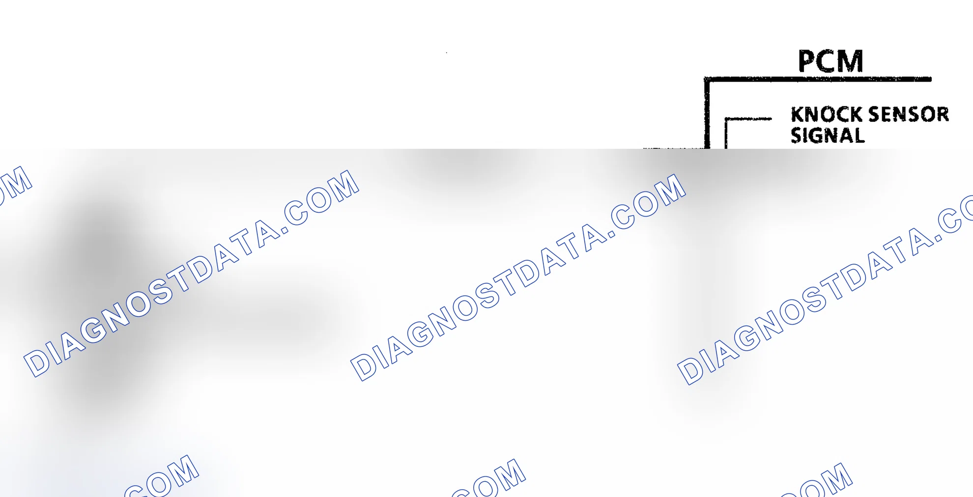 Scheme 80: Code 43 Schematic (3.1L) Knock Sensor Error