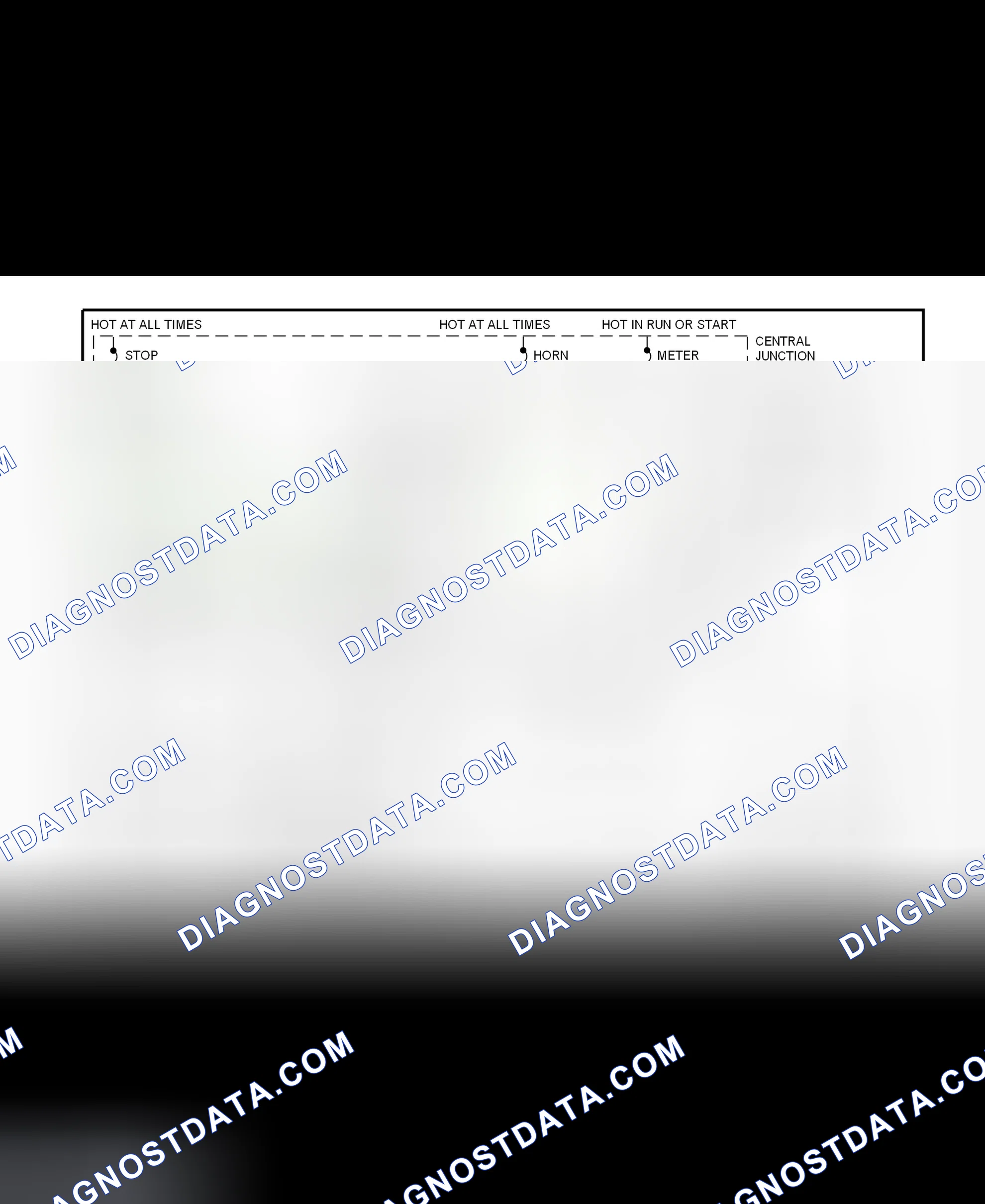 Fig. 18: Shift Interlock System Wiring Diagram (Escort ZX2 Coupe)