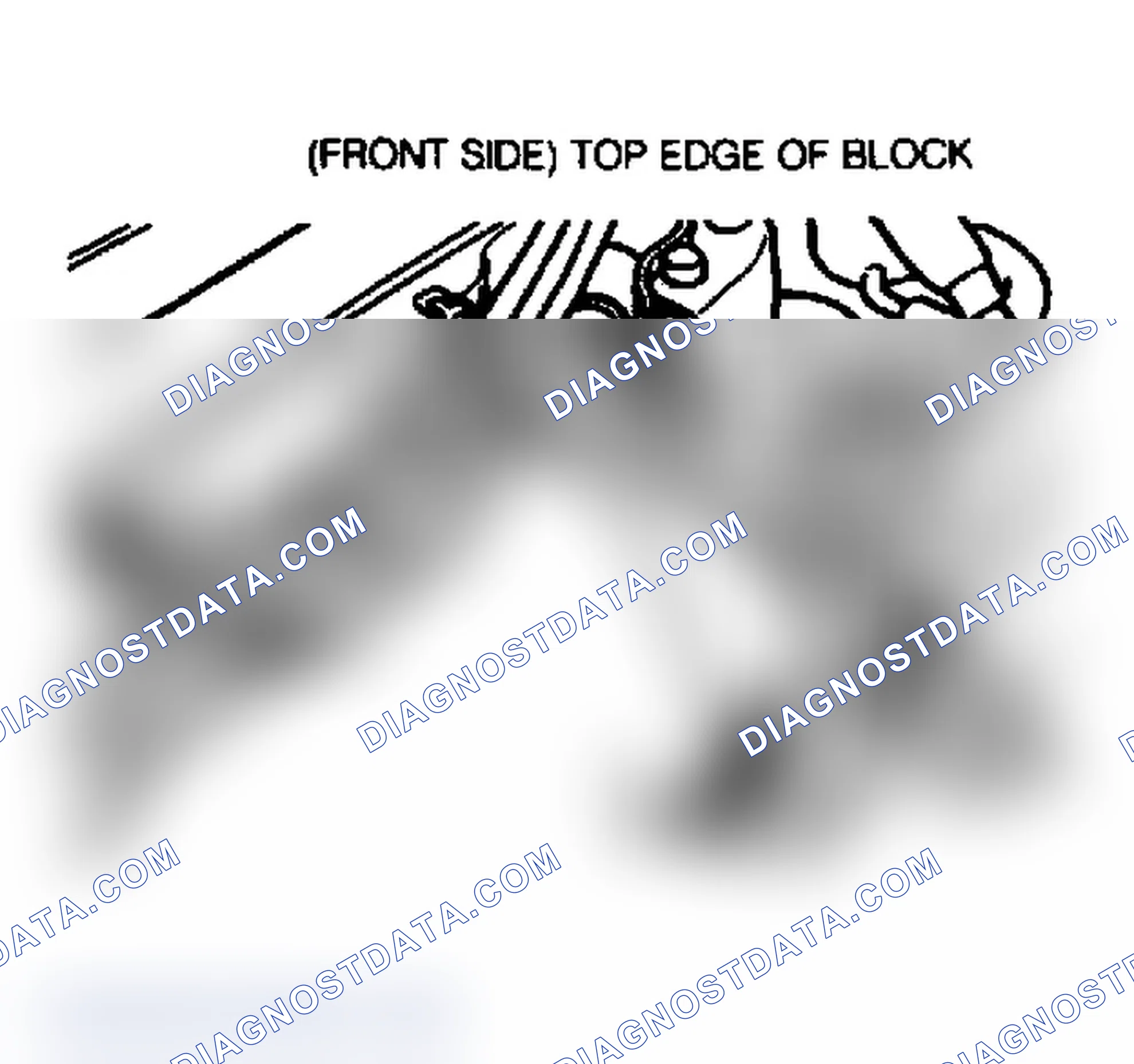 Scheme 4: Engine Code Location (Colt Vista, Galant, Pickup & Ram-50 2.0L)