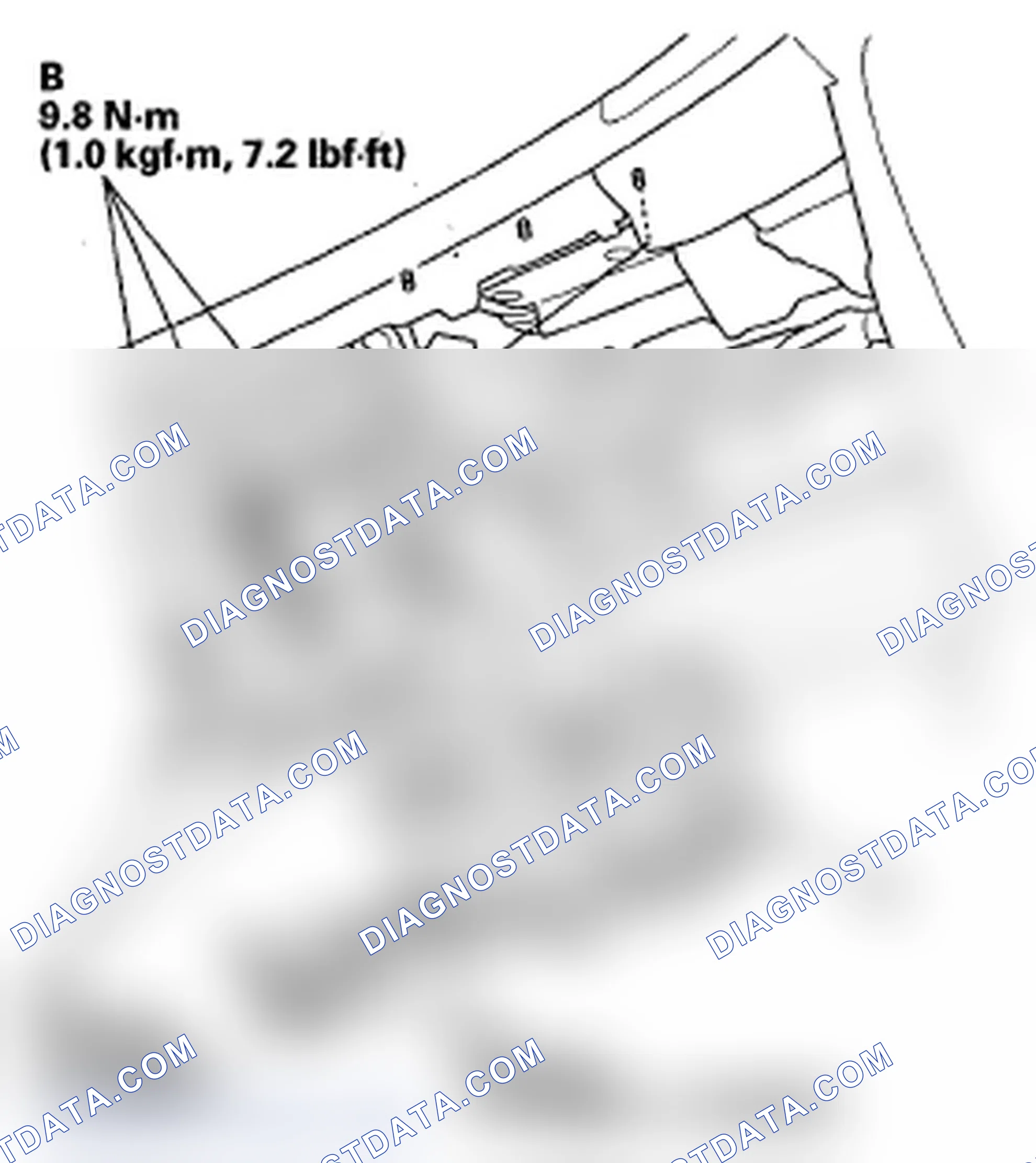 Scheme 382: Installation of the front passenger's airbag after a collision where it deployed