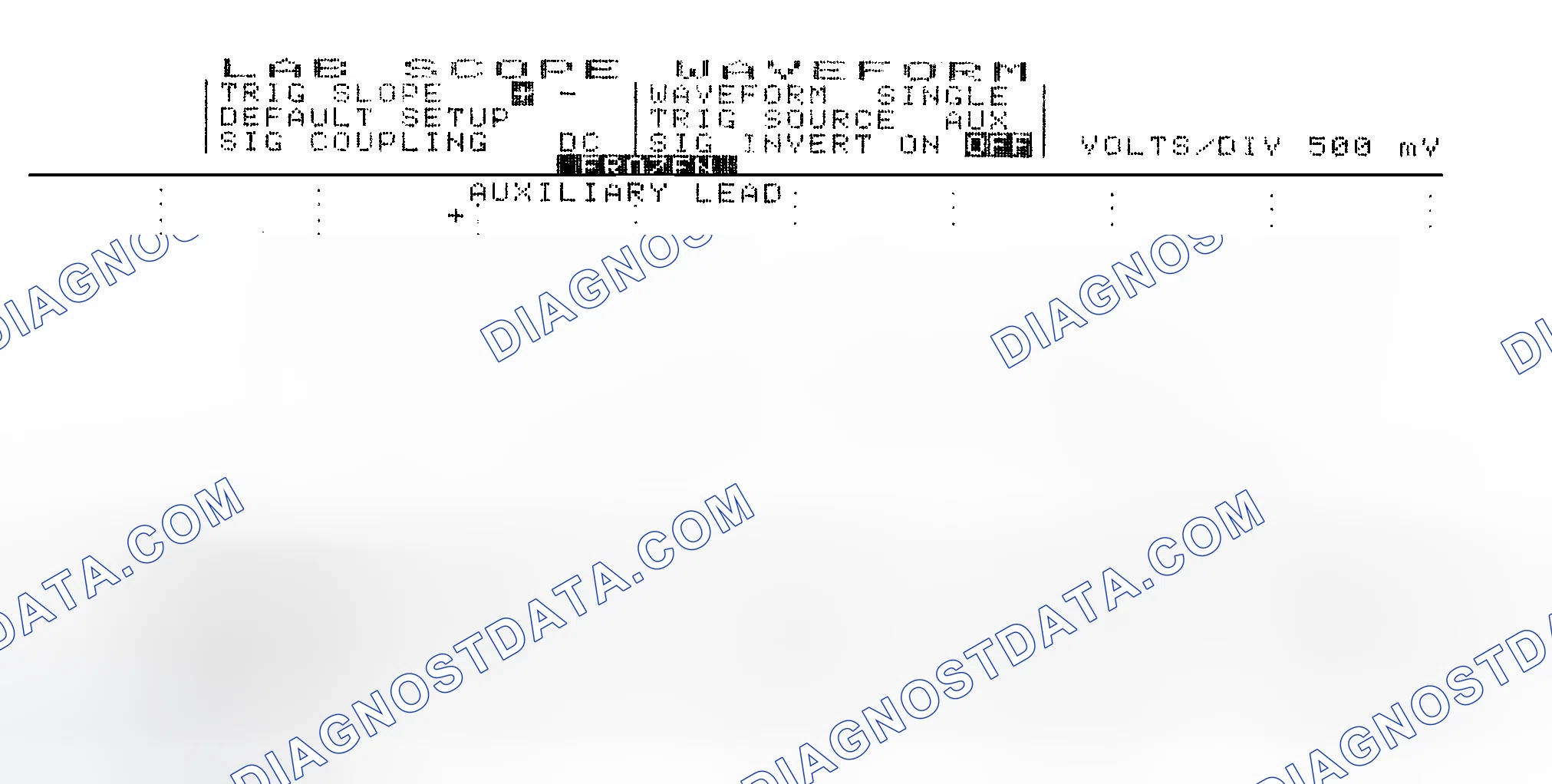 Scheme 14: Single Injector w/Excessive Current Flow - Current Pattern