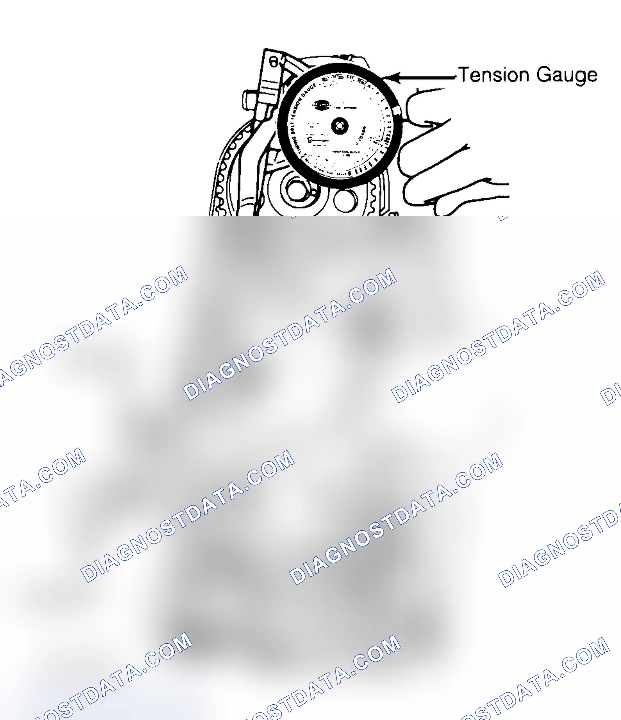 Scheme 28: Adjusting Typical Timing Belt Tension