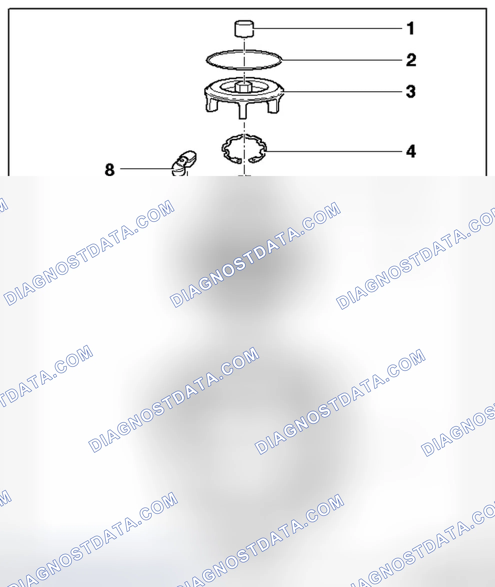 Scheme 51: RIBBED BELT PULLEY ASSEMBLY OVERVIEW, DENSO A/C COMPRESSOR