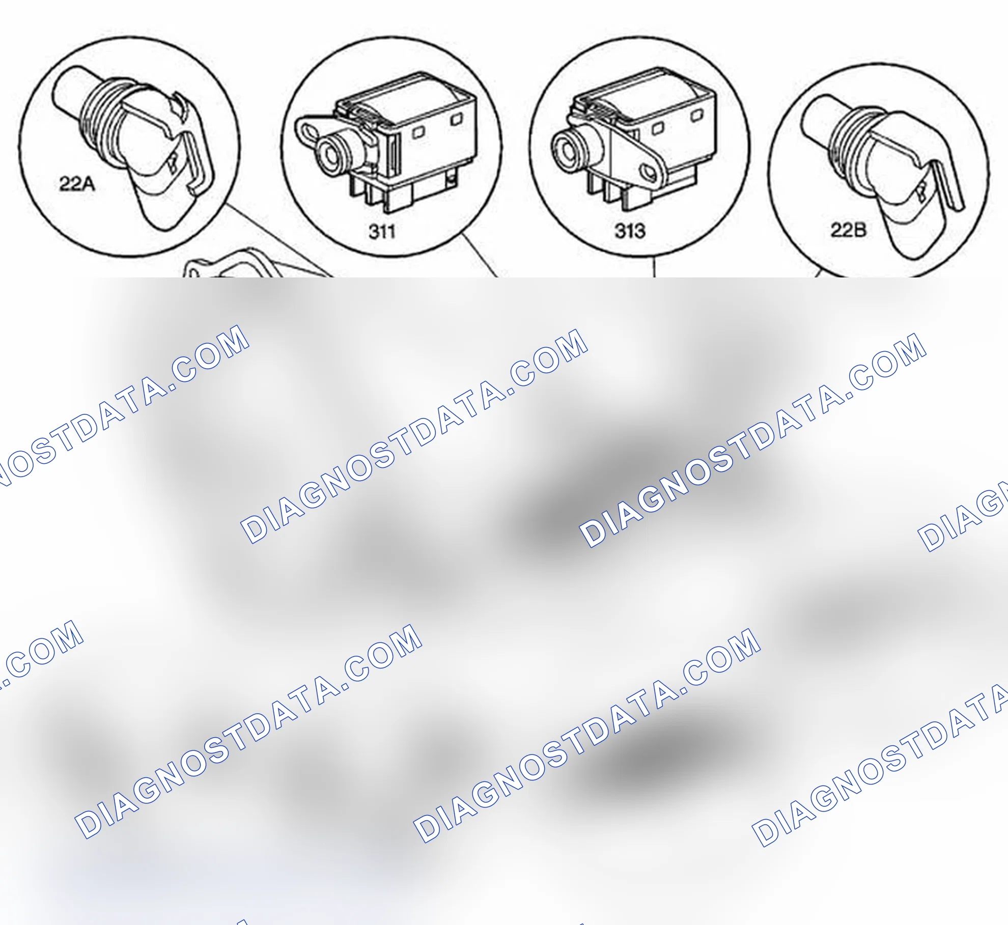 Scheme 372: Automatic Transmission Electronic Component Views