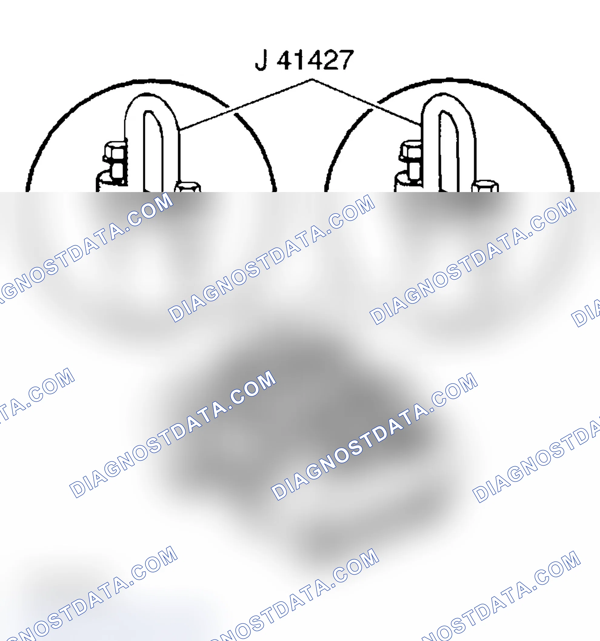 Scheme 4: Installing J-41427 To Intake Manifold