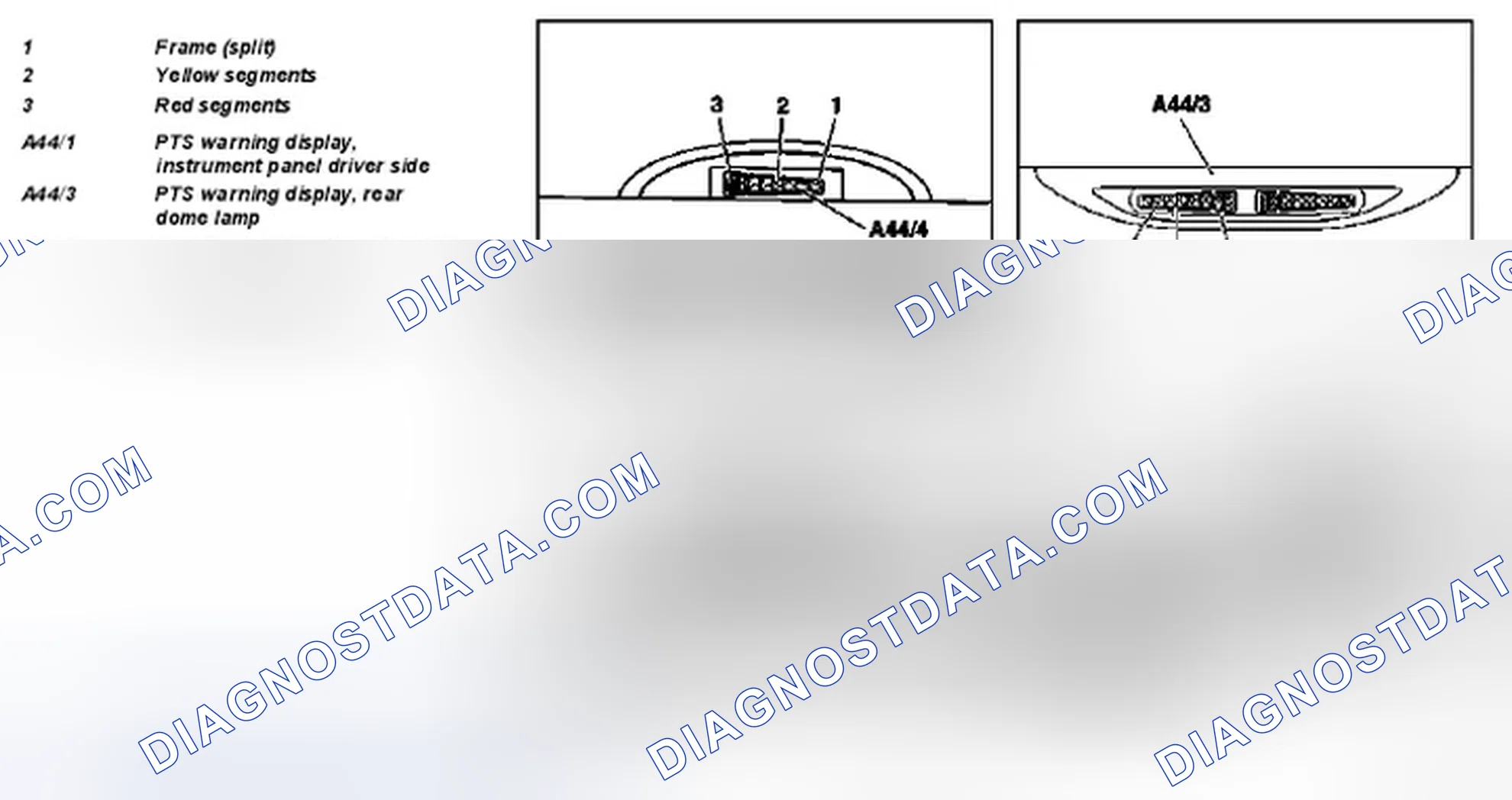 Scheme 25: Warning indicator, location - GF54.65-P-4104-02A