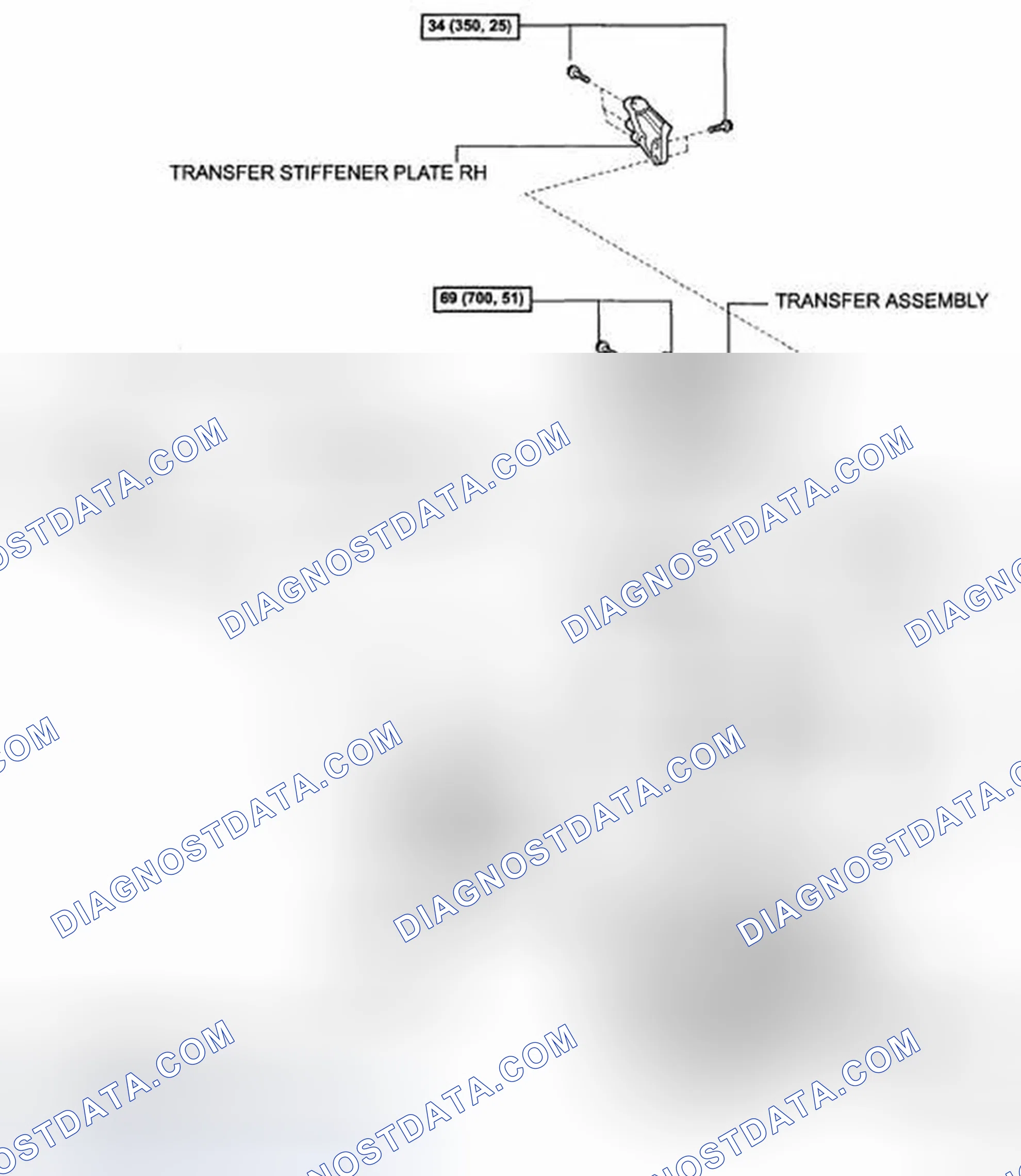 Scheme 705: Identifying Automatic Transaxle Assembly Components With Torque Specifications (1 Of 2)
