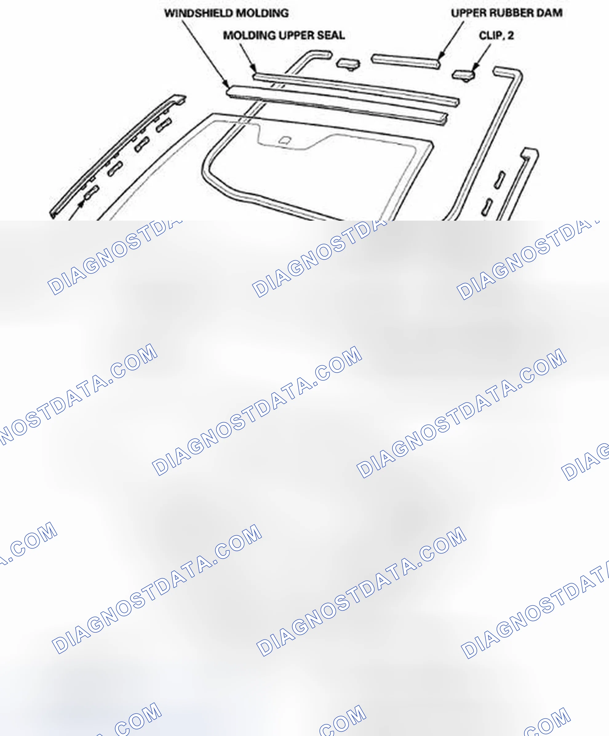 Fig. 1: Glass Component Location Index (1 Of 2)