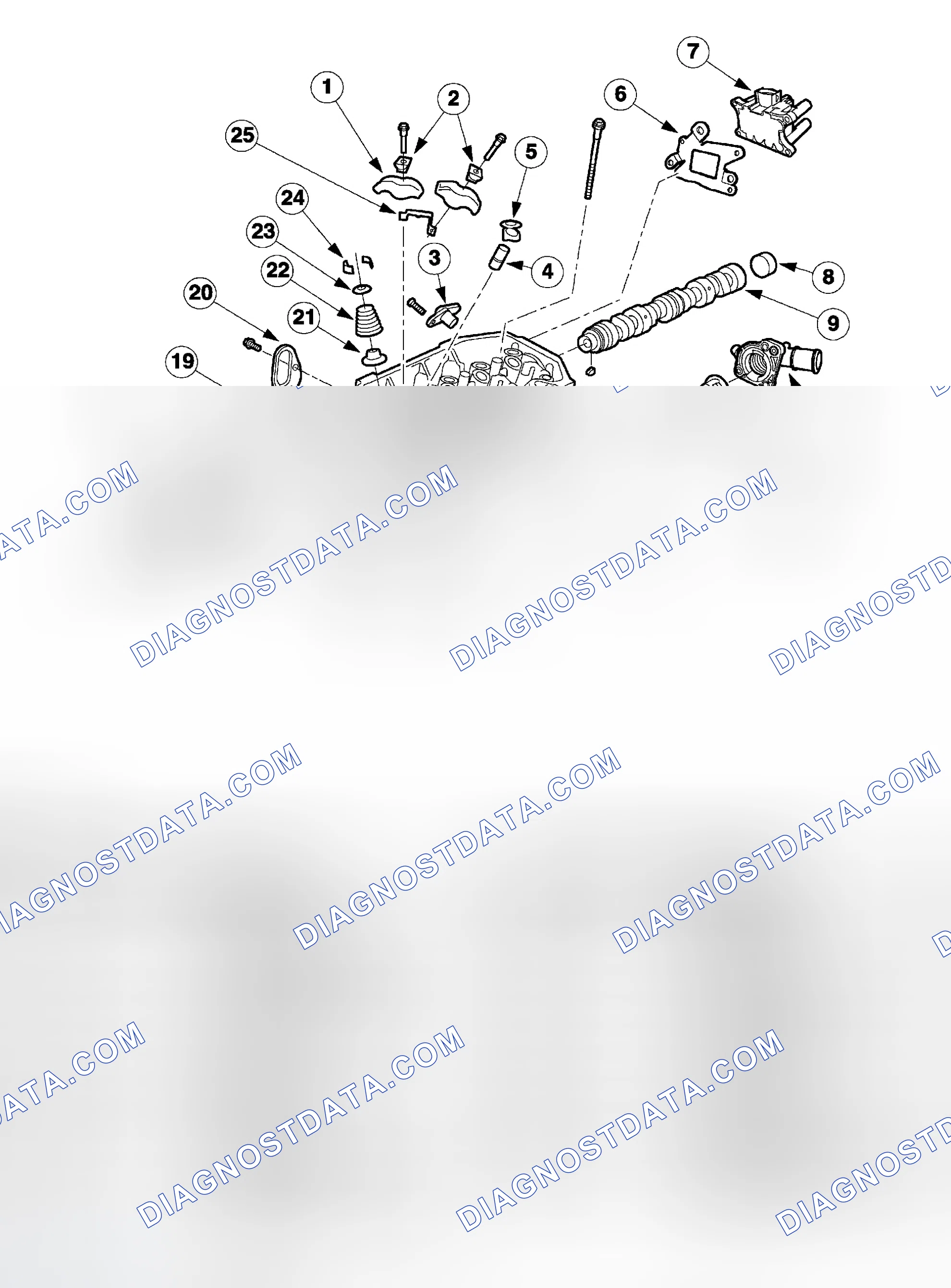 Scheme 718: Cylinder Head Components