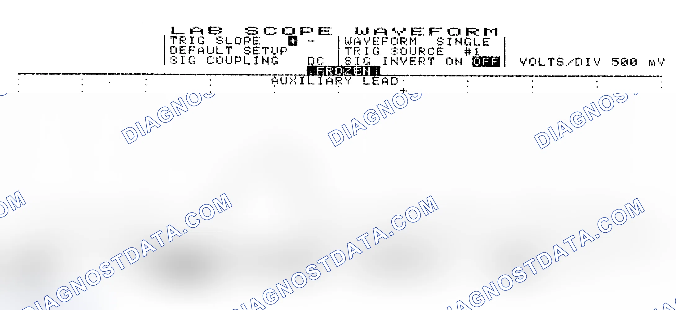 Scheme 10: Single Injector w/Excessive Current Flow - Current Pattern
