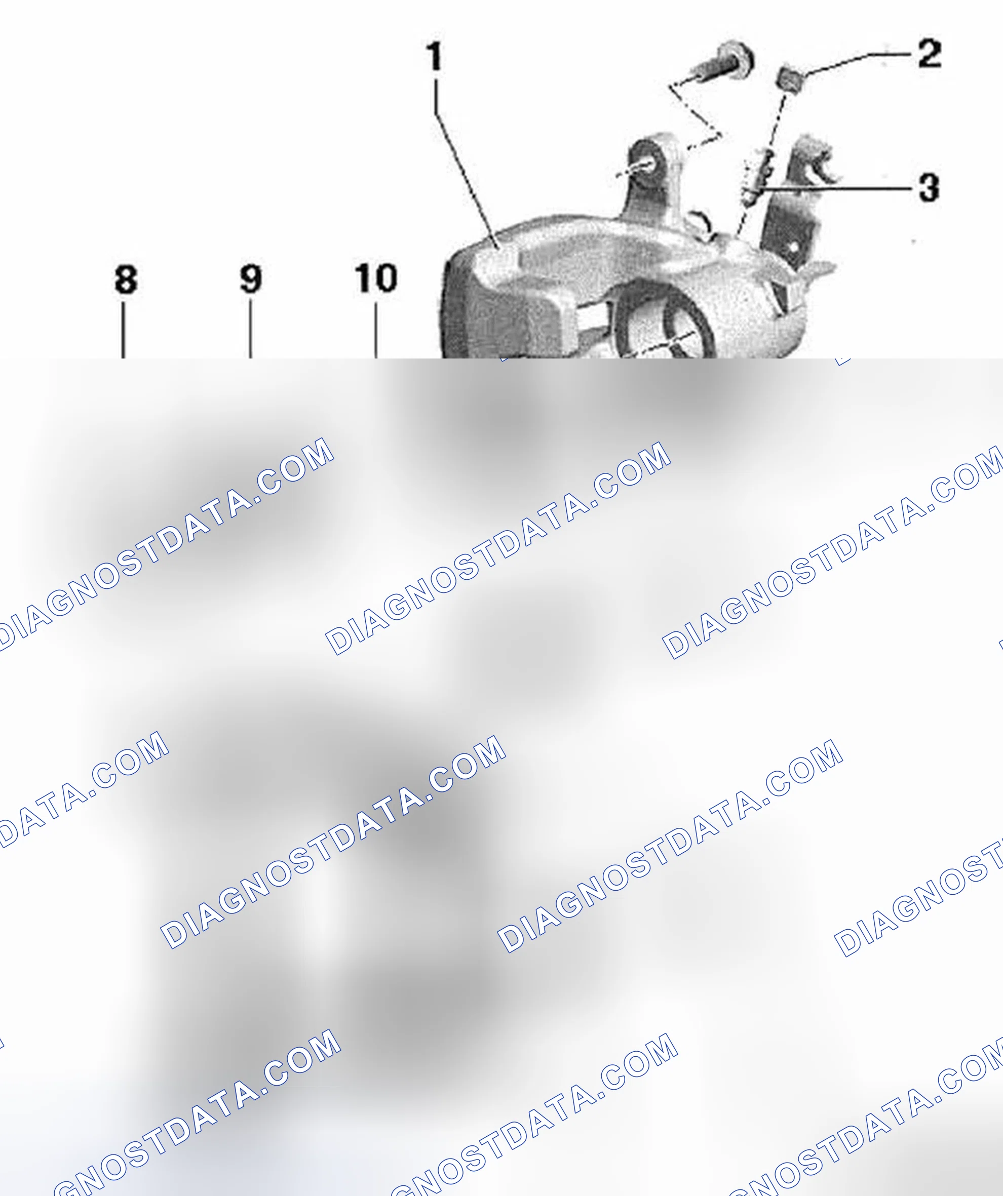 Scheme 5: REAR BRAKE CALIPER OVERVIEW, CII 41