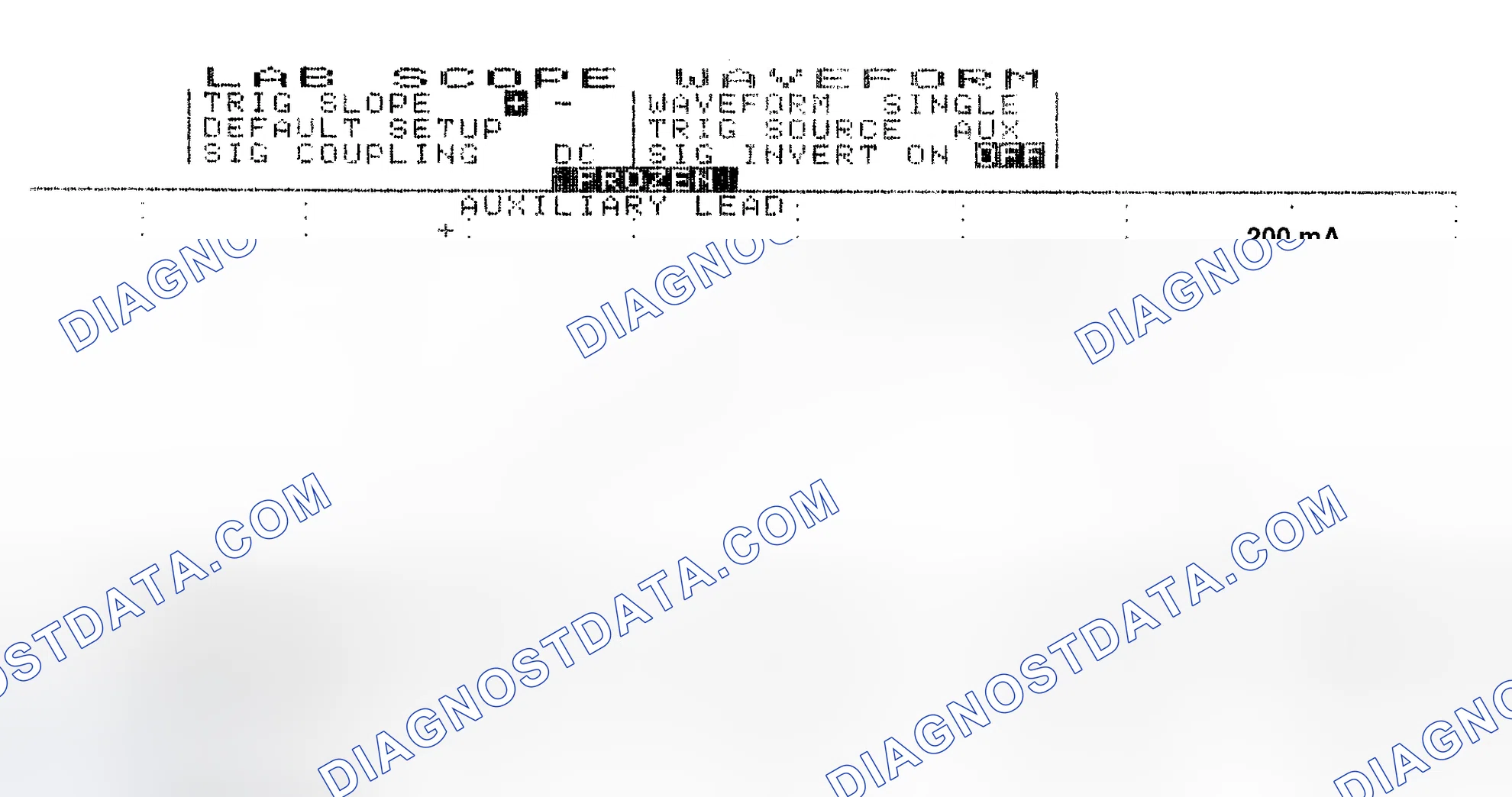 Scheme 13: Single Injector w/Normal Current Flow - Current Pattern