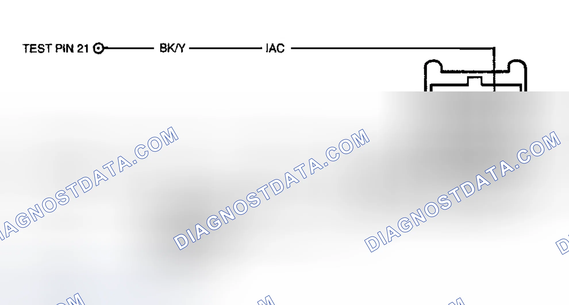 Scheme 61: Identifying Idle Air Control Circuit (Contour & Mystique)