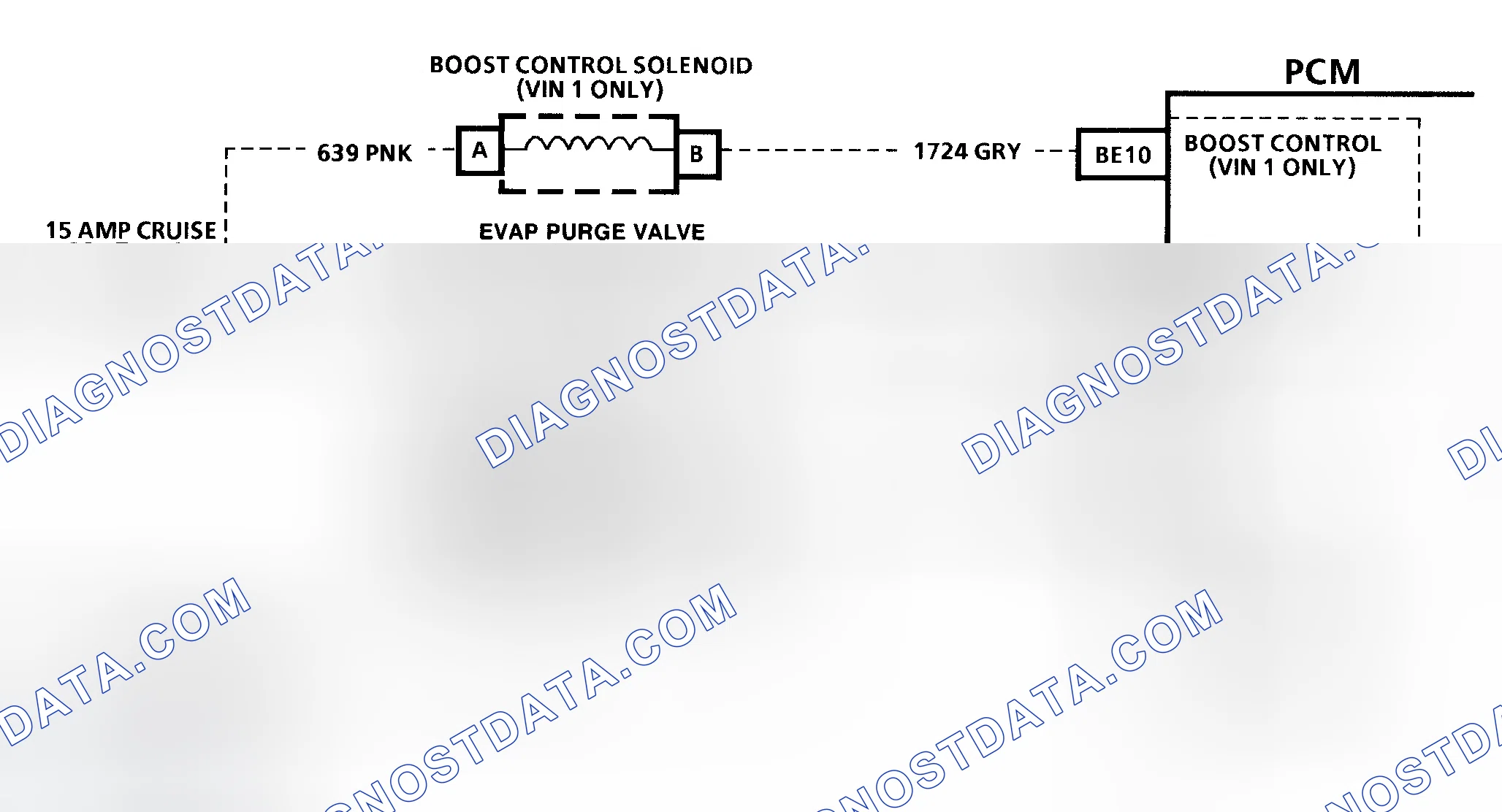 Scheme 62: Code P1640 Schematic (3.8L) QDM No. 1 Circuit
