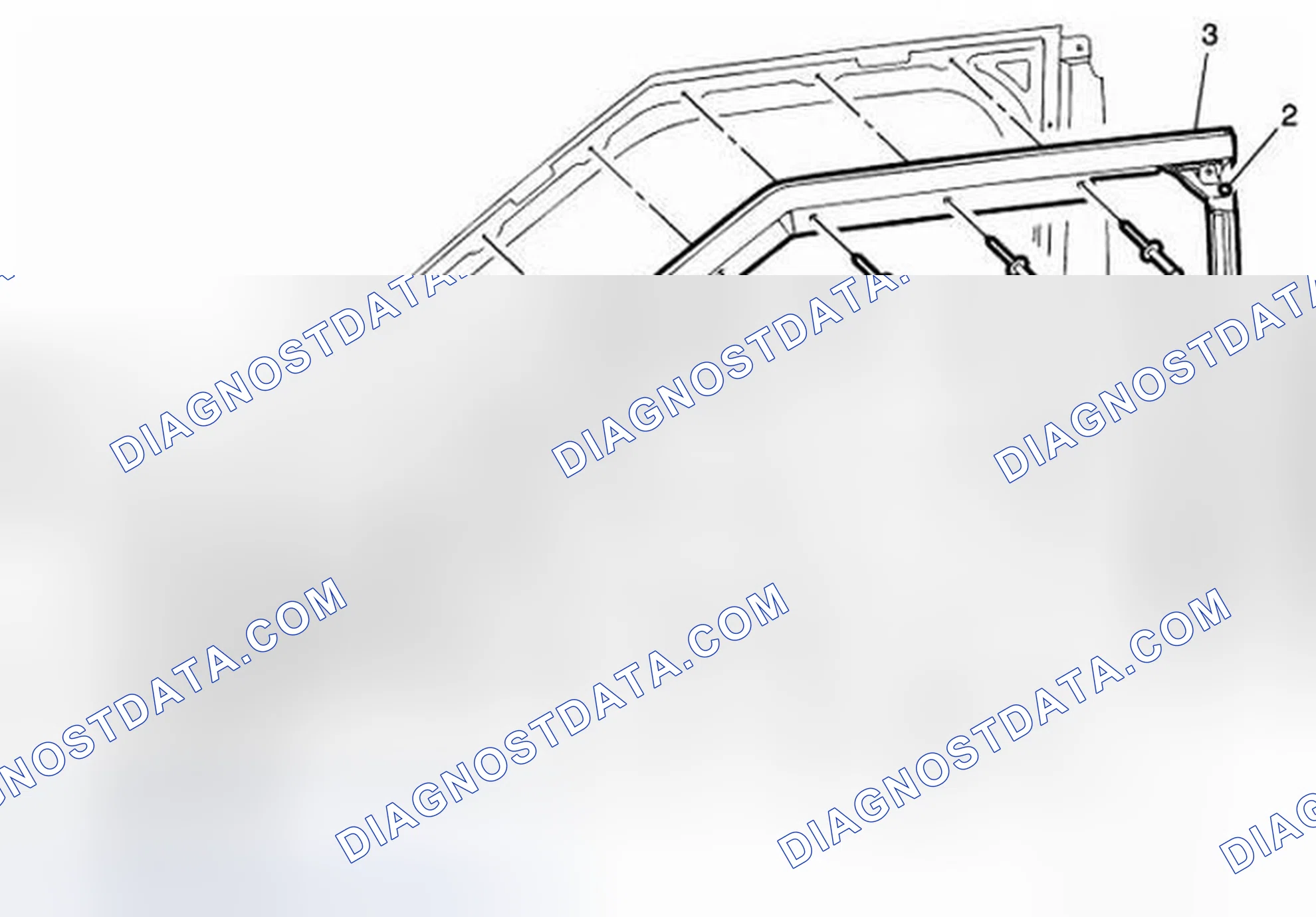 Scheme 20: Front Side Door Window Upper Reveal Molding Replacement