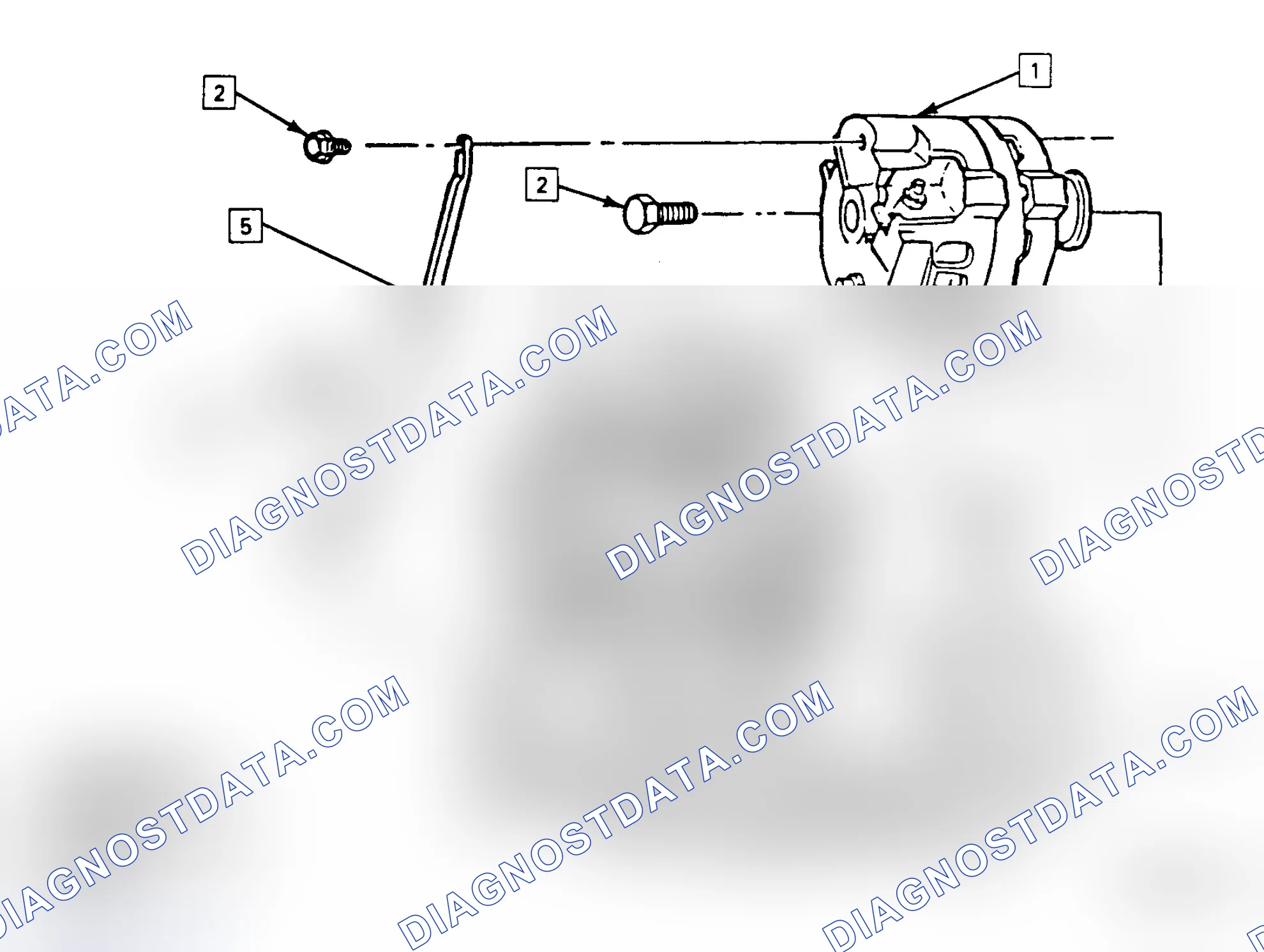 Scheme 3: Alternator Mounting (3.1L)