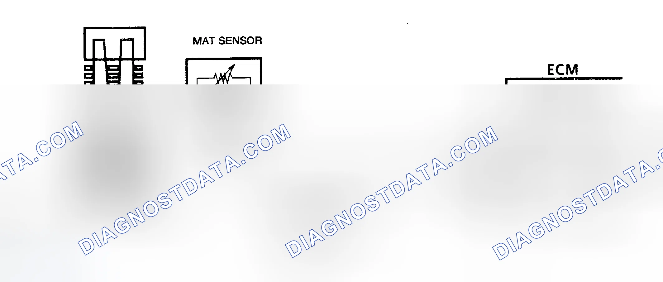 Scheme 86: Code 23 Schematic (2.5L & 4.3L Turbo) MAT Sensor Temperature Low