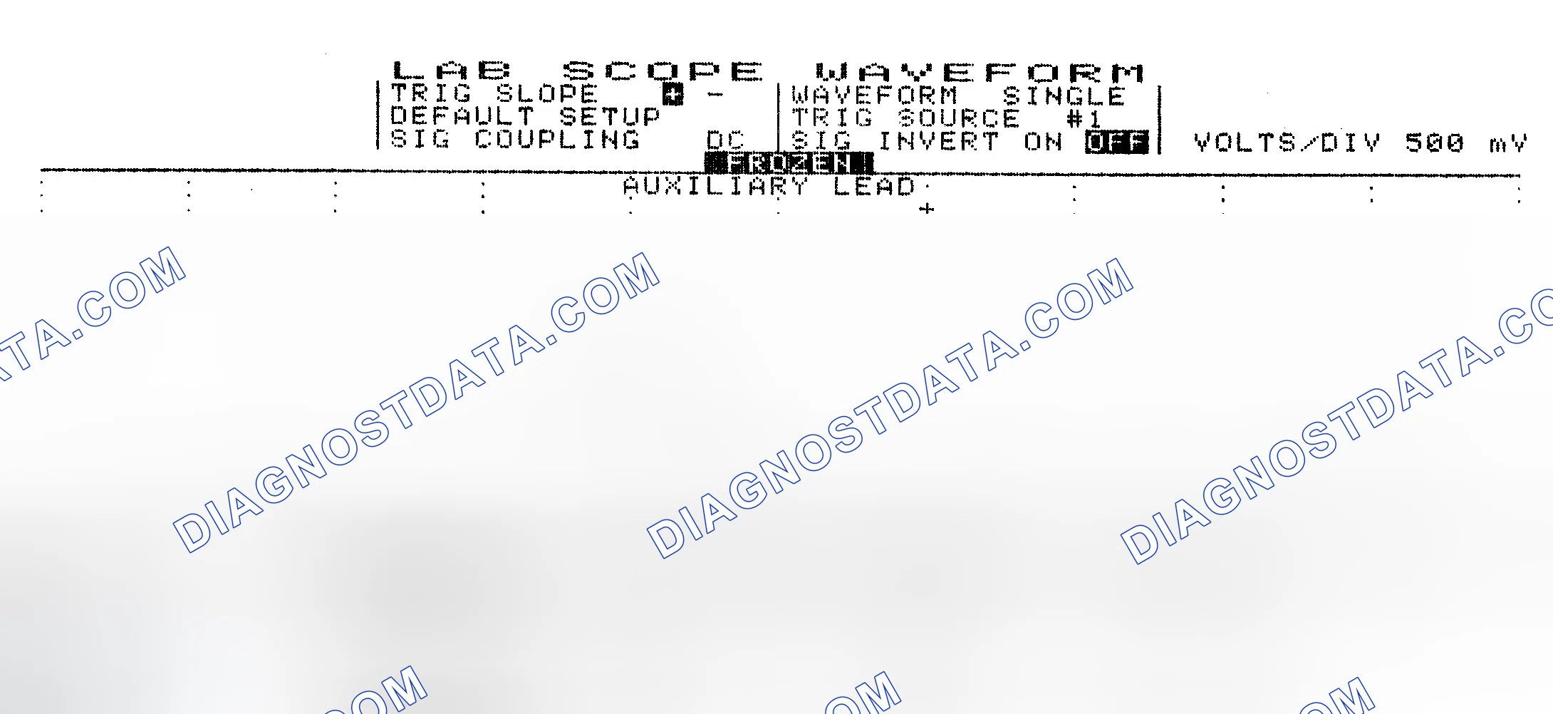 Scheme 10: Single Injector w/Excessive Current Flow - Current Pattern