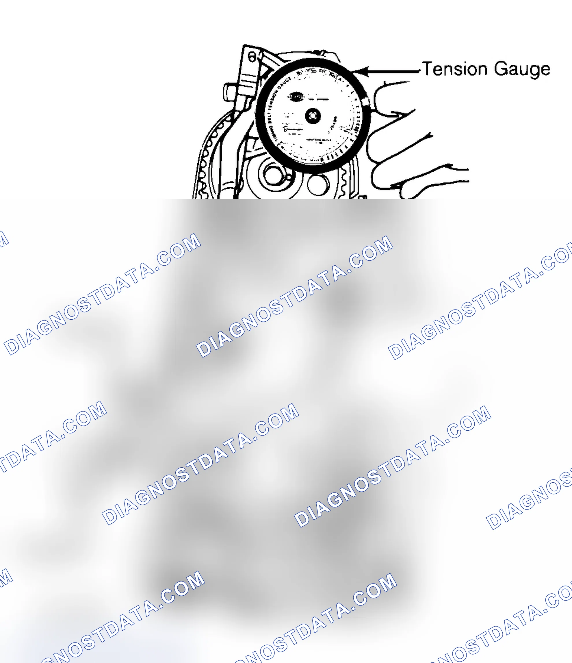 Scheme 3: Adjusting Typical Timing Belt Tension