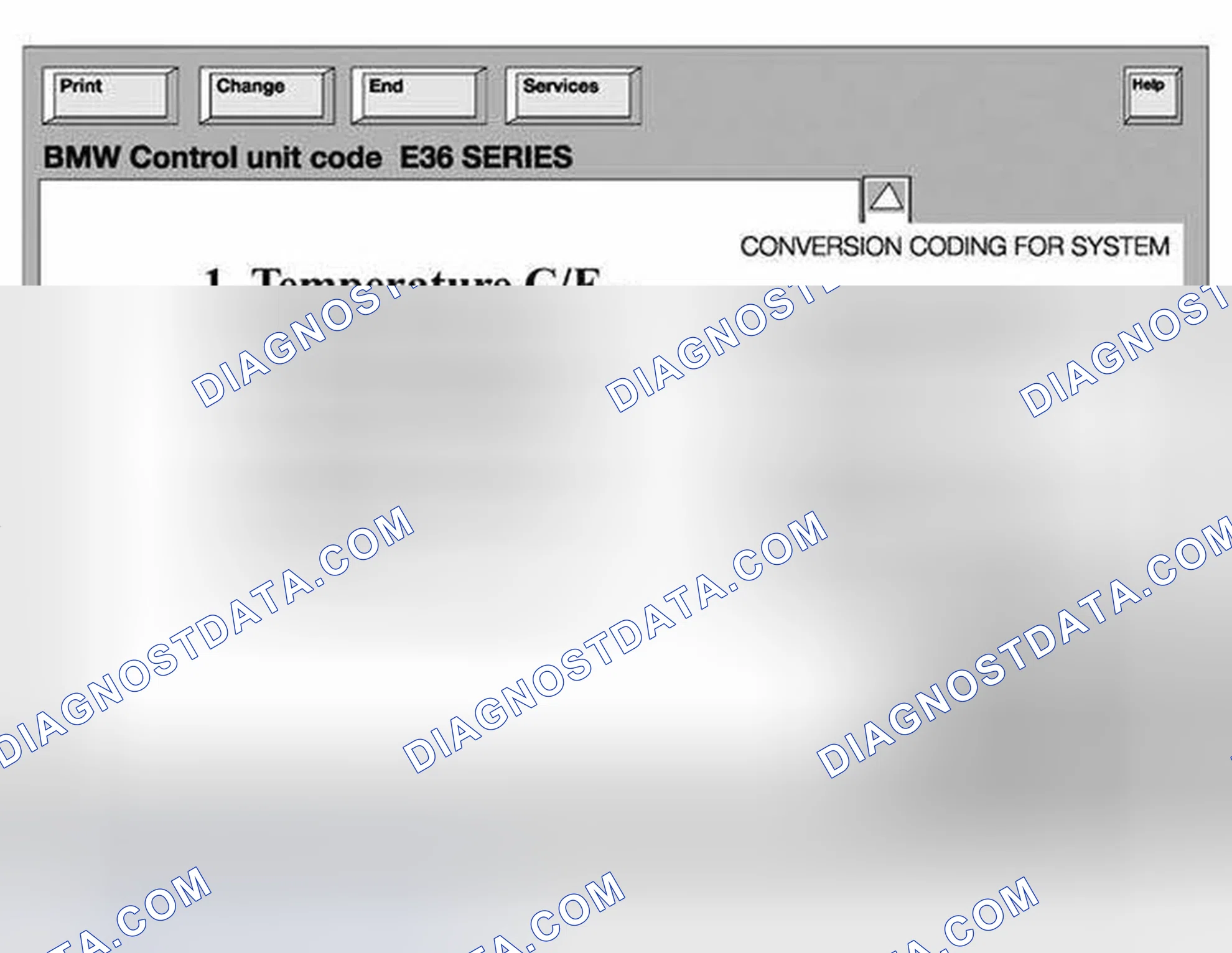 Scheme 63: BMW Control Unit Code E36 Series Display
