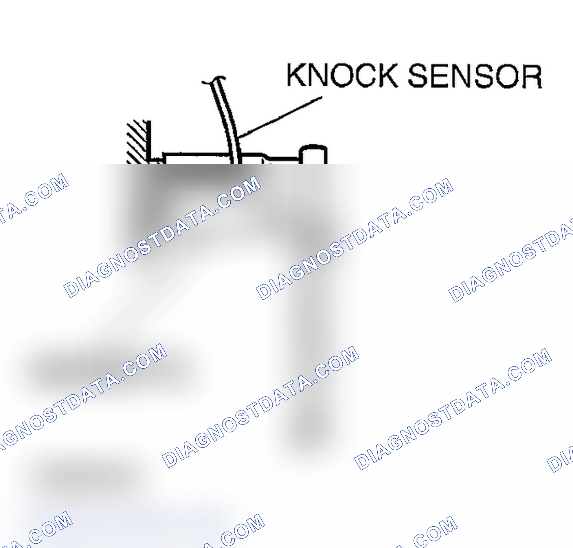 Scheme 47: >>A<< KNOCK SENSOR INSTALLATION