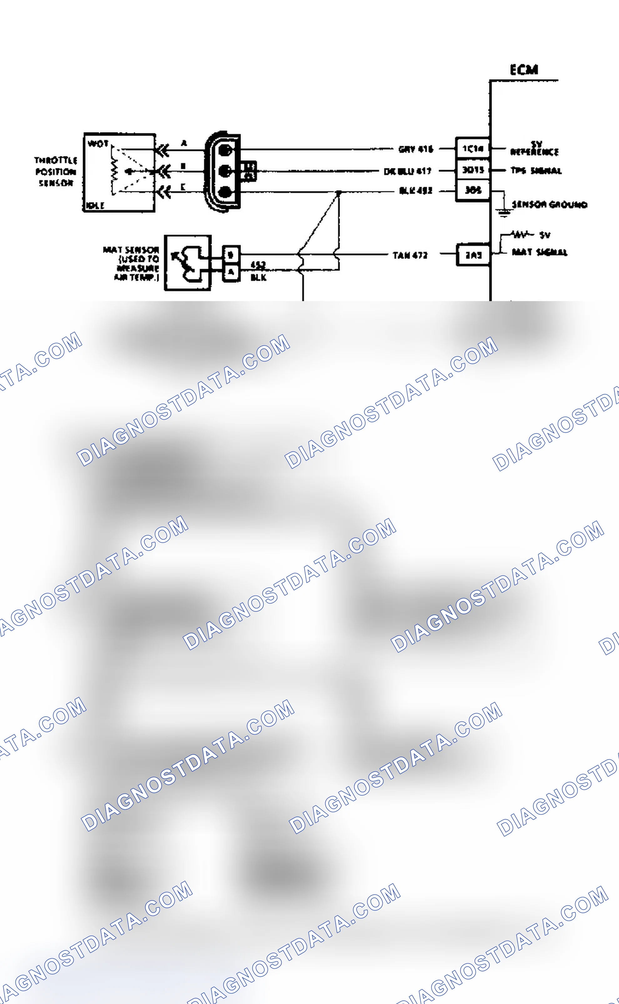 Scheme 138: Code E021, TPS Signal Voltage High