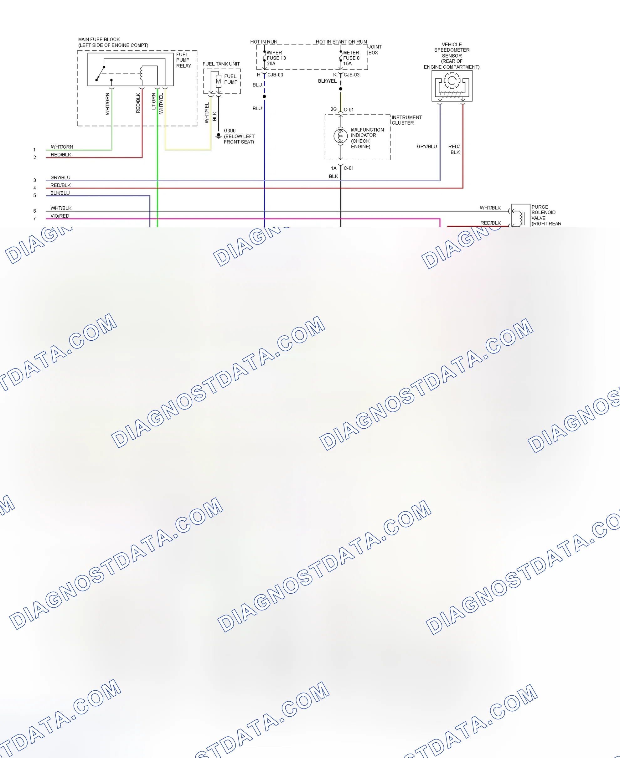 Scheme 4: Wiring Diagram (MX-6 & 626 - 2.0L A/T - 2 Of 2)