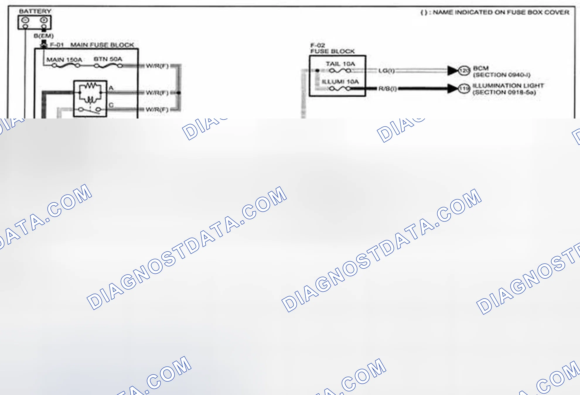 Scheme 240: Headlight Wiring Diagram - 0918-2c (1 Of 2)