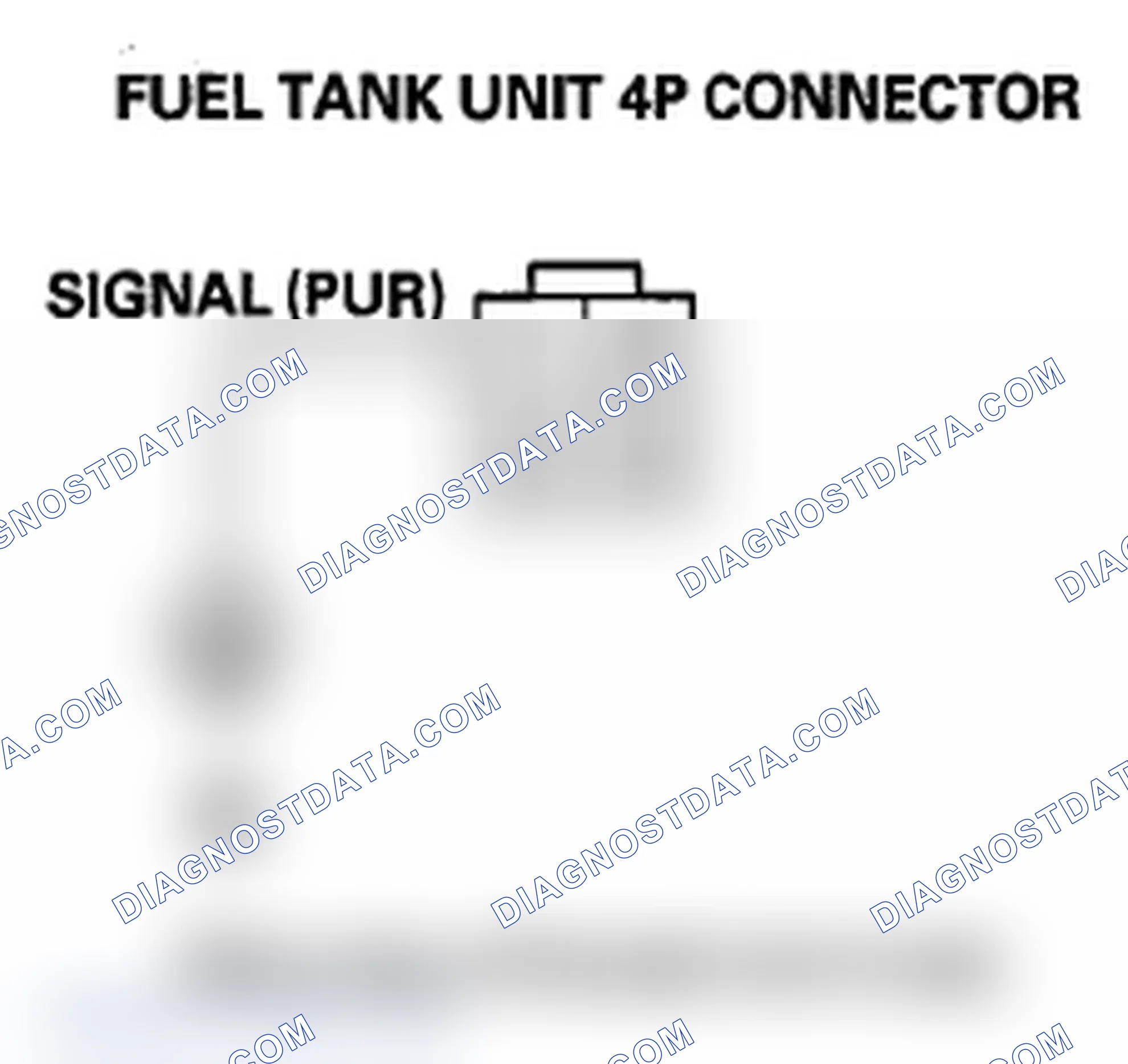 Scheme 4: DTC P0462: Fuel Level Sensor (Fuel Gauge Sending Unit) Circuit Low Voltage
