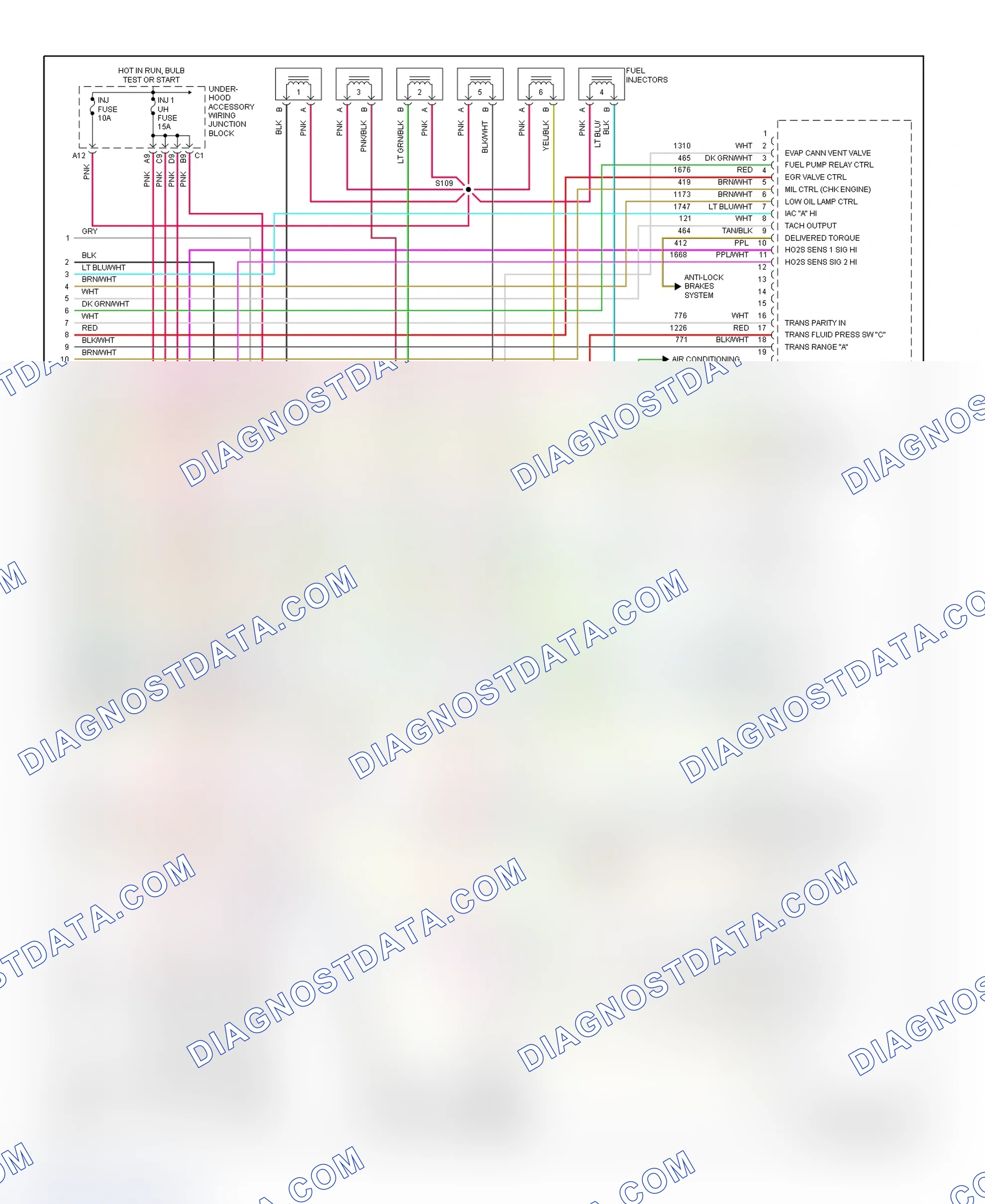Scheme 149: PCM Wiring Diagram (Montana, Silhouette & Venture - 3.4L - 4 Of 4)