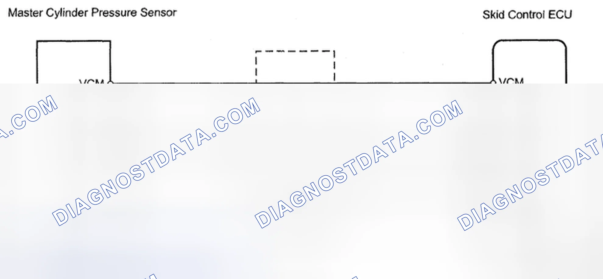 Scheme 30: Master Cylinder Pressure Sensor Malfunction - Wiring Diagram