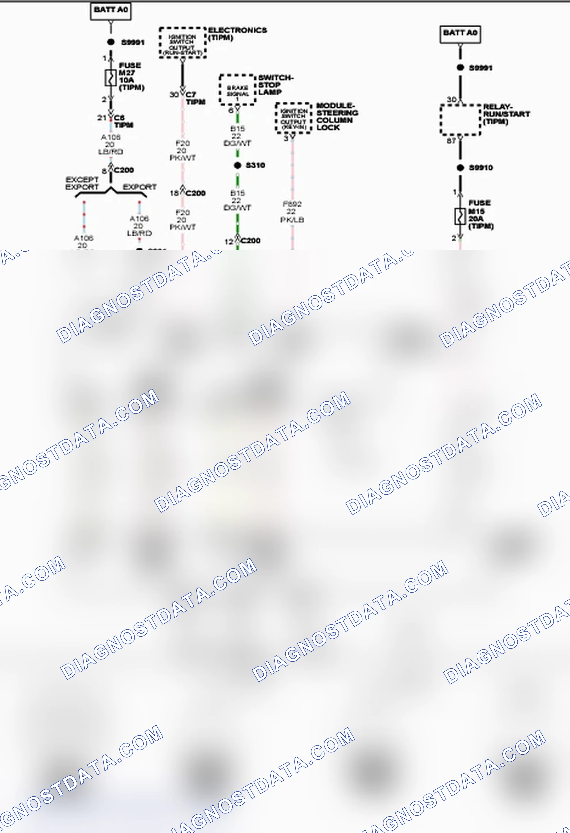 Scheme 211: P0928-BTSI CONTROL CIRCUIT