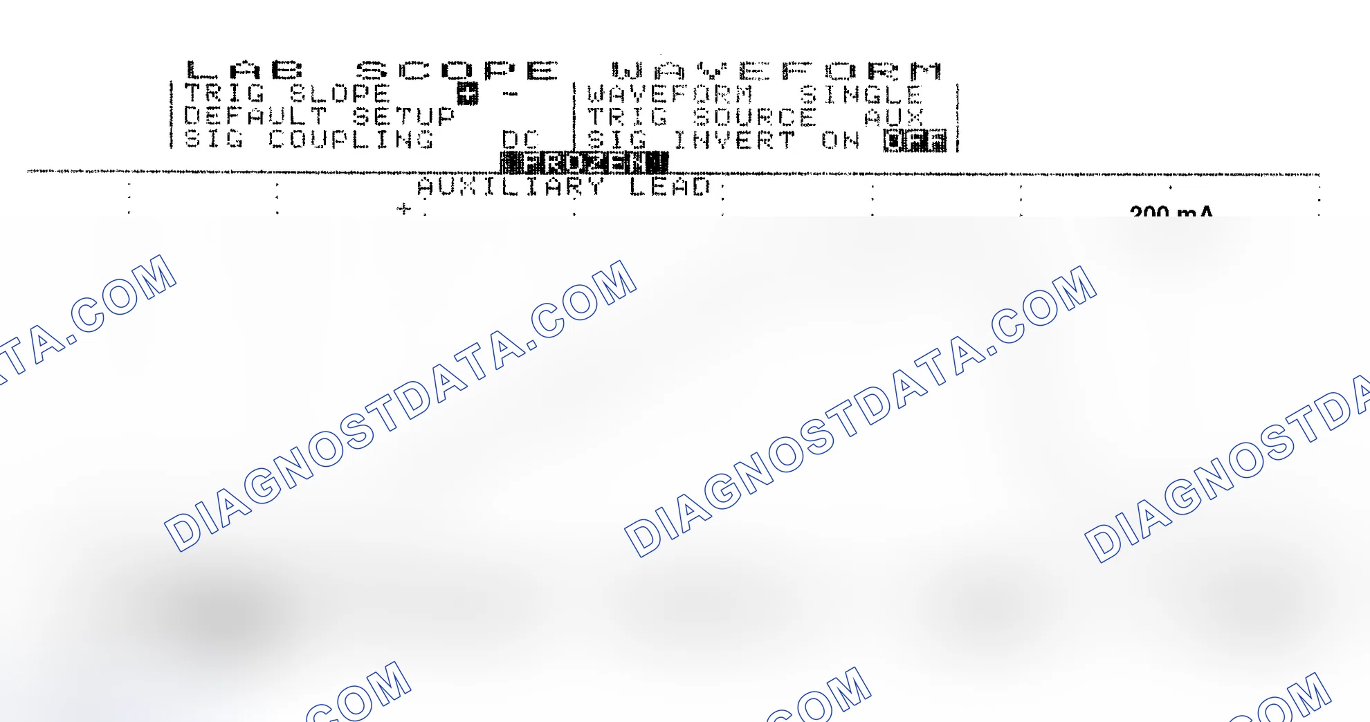 Scheme 13: Single Injector w/Normal Current Flow - Current Pattern