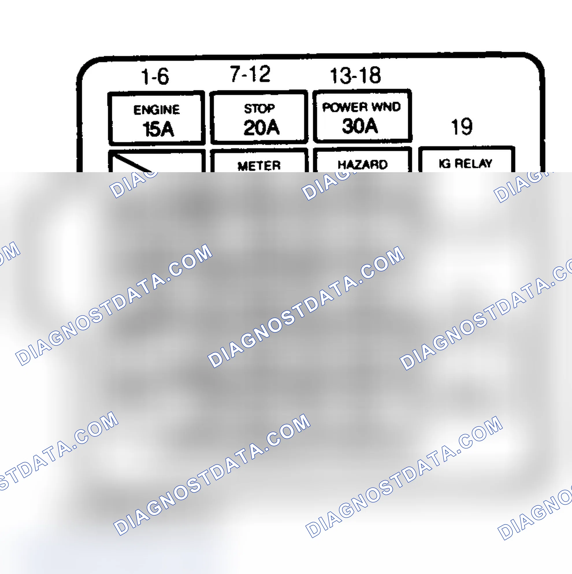 Scheme 4: INTERIOR FUSE PANEL IDENTIFICATION