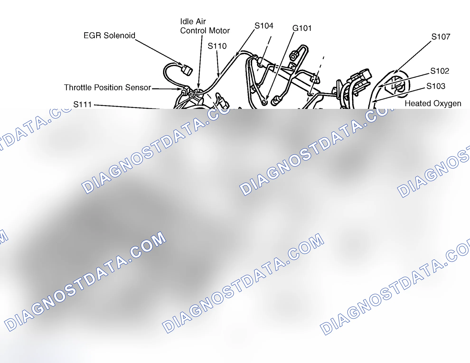 Scheme 1: Top Of Engine (2.7L)