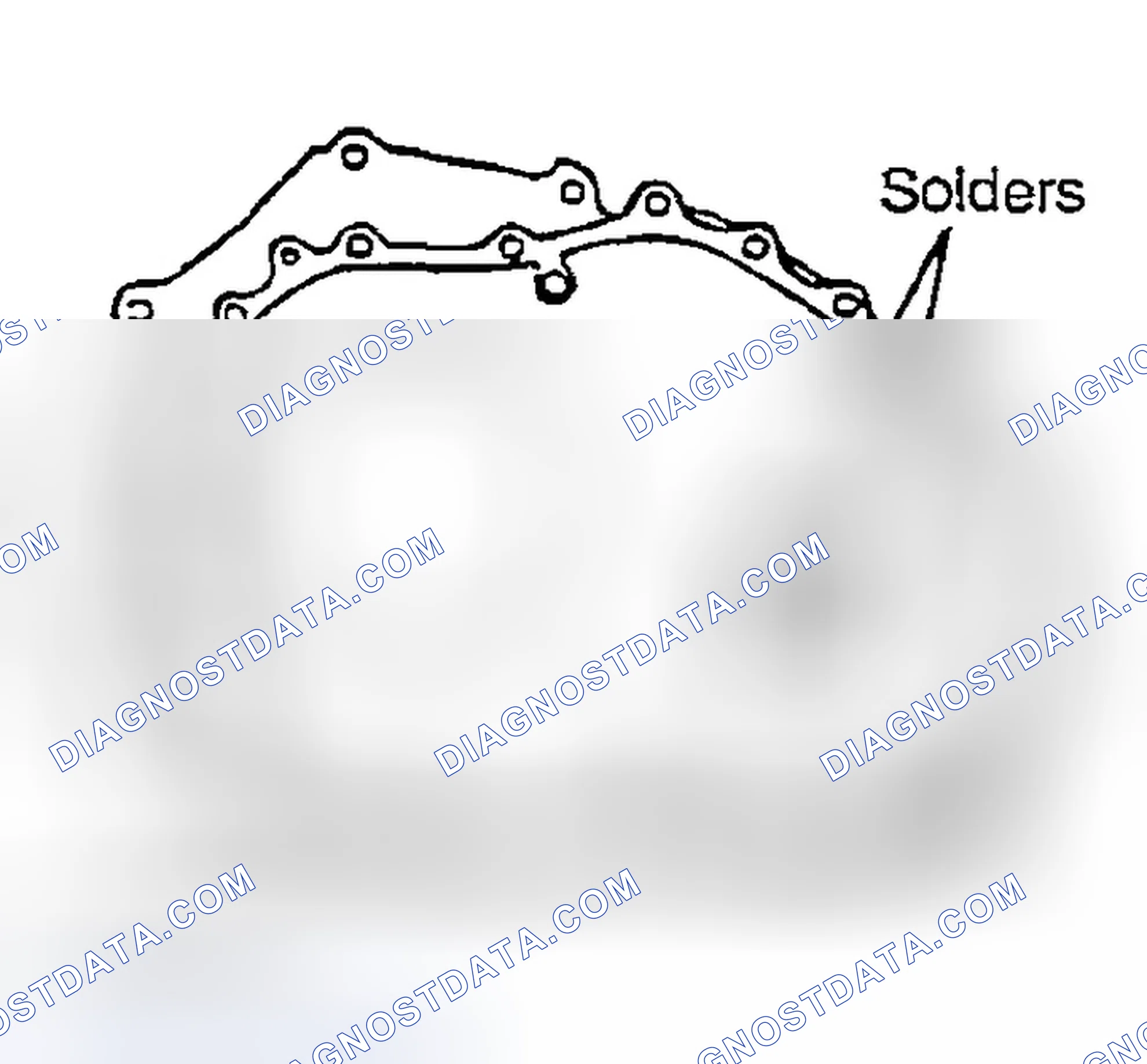 Scheme 90: Identifying Solder Location On Torque Converter Housing