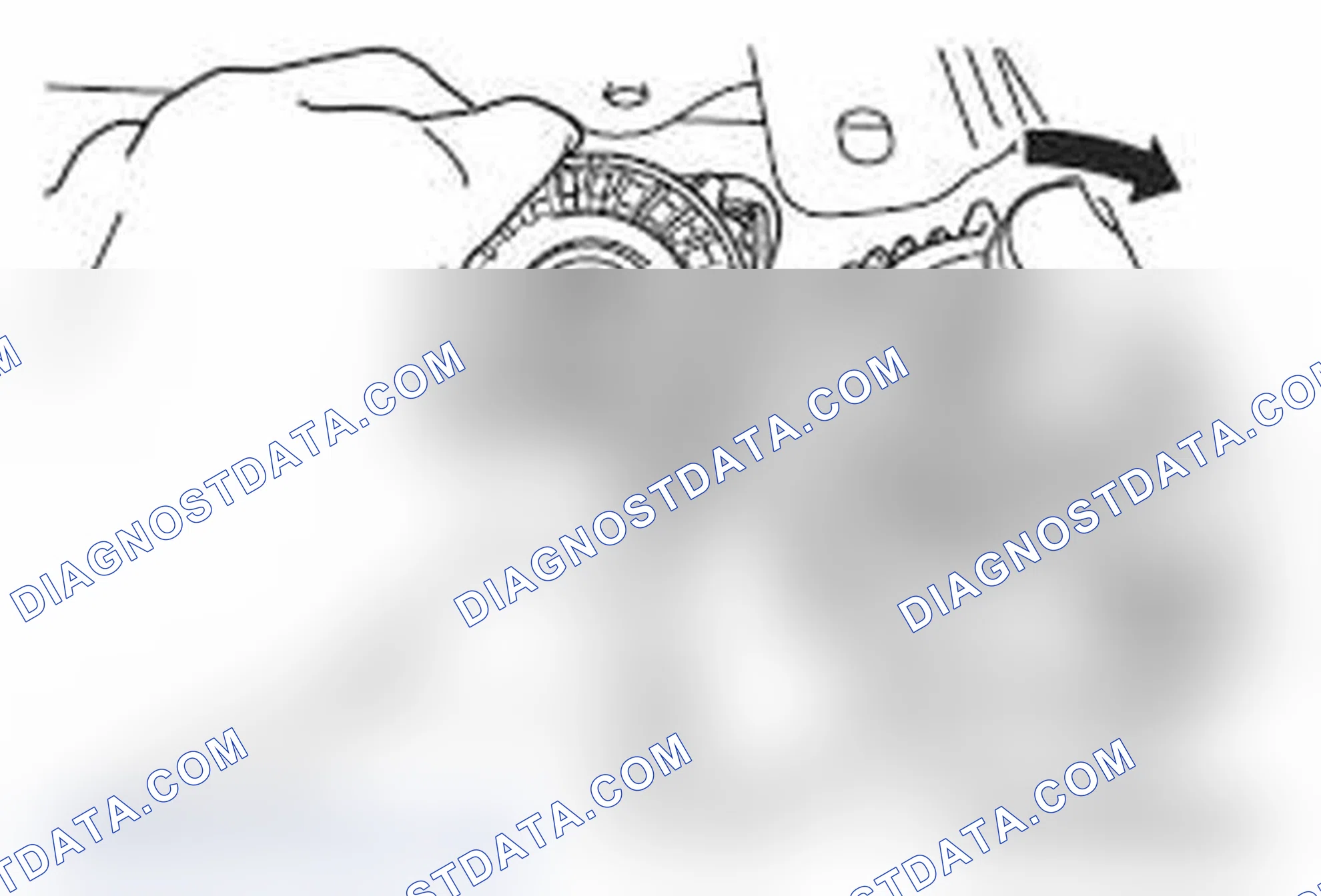 Scheme 99: << D >> AUTO-TENSIONER REMOVAL