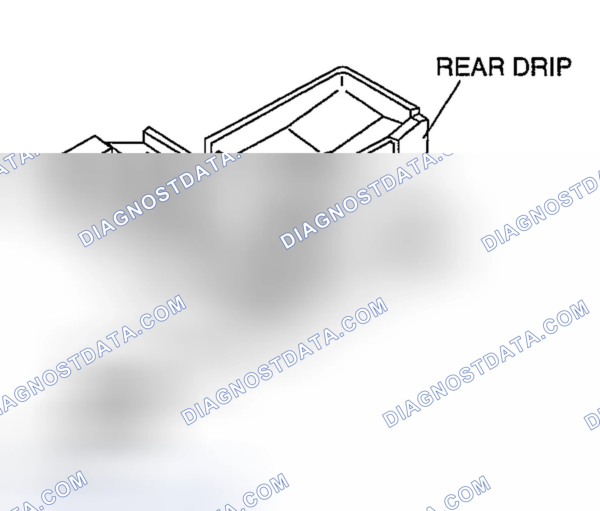 Scheme 13: Rear Drip Assembly Note