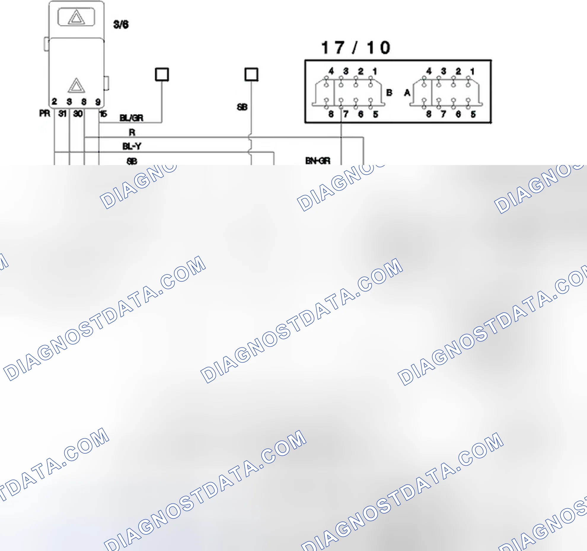 Scheme 14: Timer Type 4, Electrical Passenger Compartment Heater, Wiring Diagram
