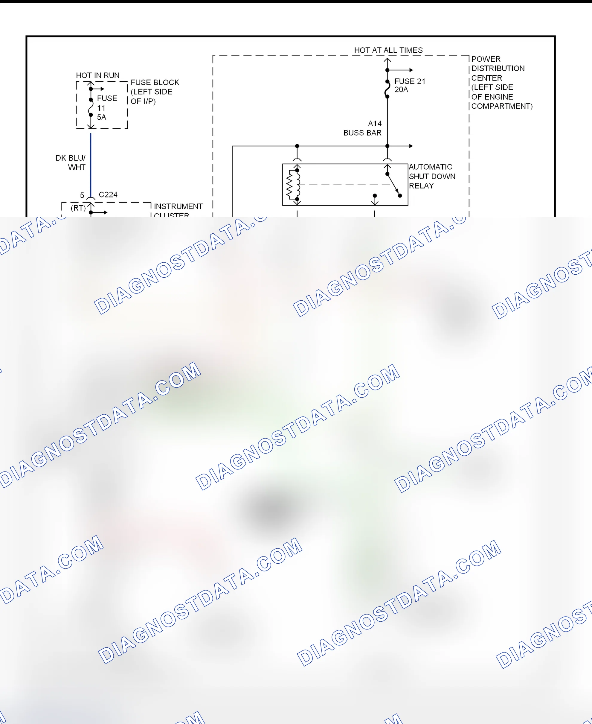 Scheme 1: Charging System Wiring Diagram