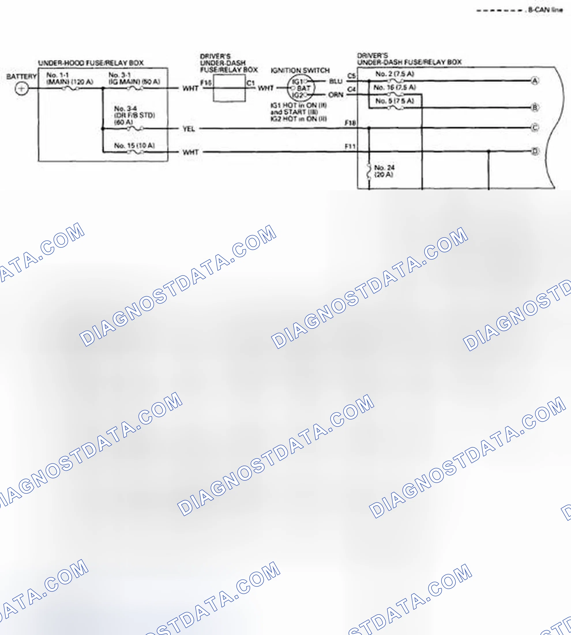 Scheme 195: Circuit Diagram - Power Seat