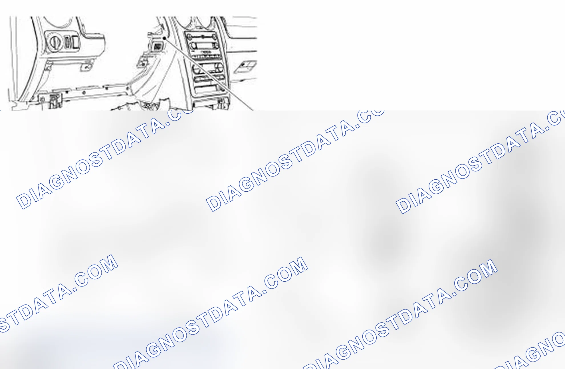 Scheme 164: Mode Door Actuator - Defrost/Panel/Floor Door