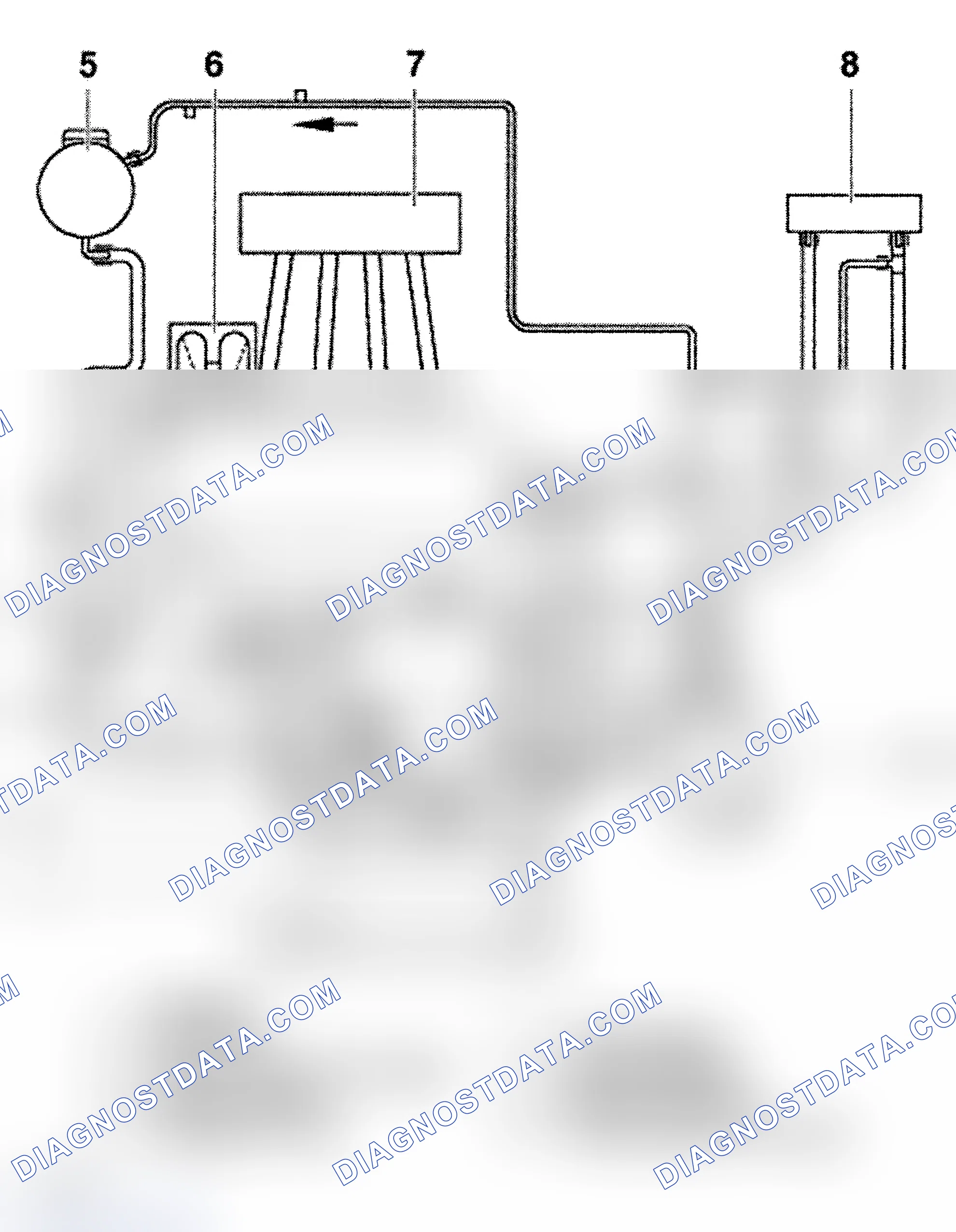 Scheme 3: Cooling System Components (1.8L Turbo Engine Code ATC & AWP)