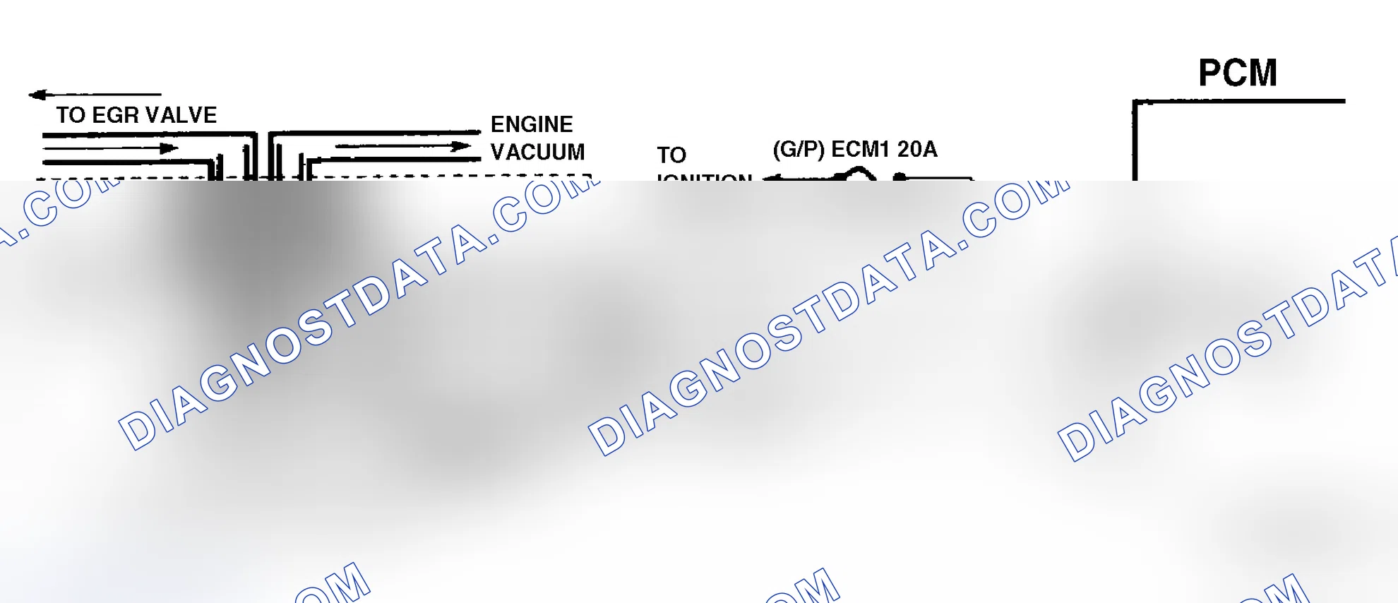 Scheme 60: Code 32 Schematic ("P" Series 5.7L A/T) EGR Circuit Error Models Using Ported Vacuum & EVR Solenoid
