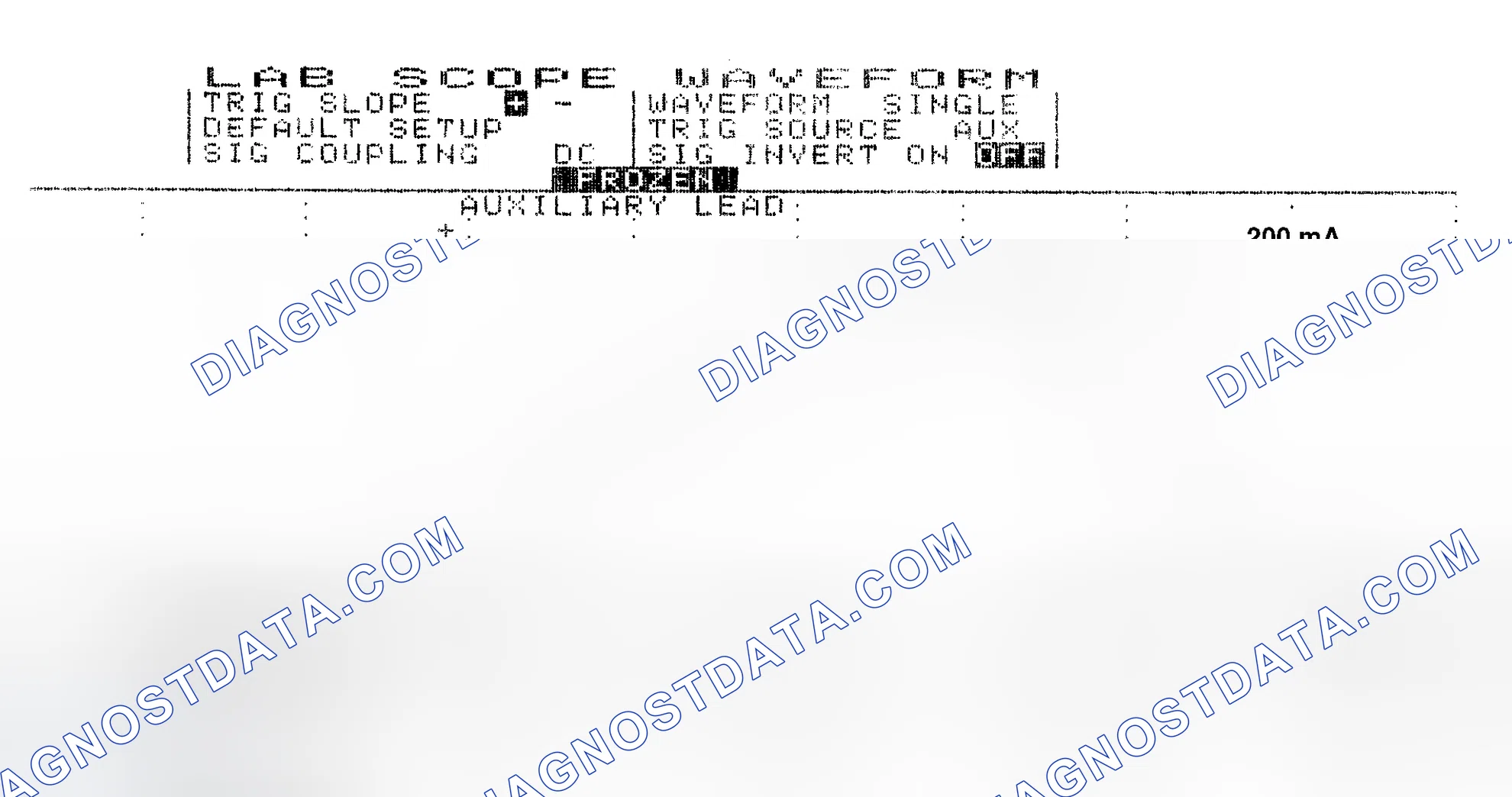 Scheme 13: Single Injector w/Normal Current Flow - Current Pattern