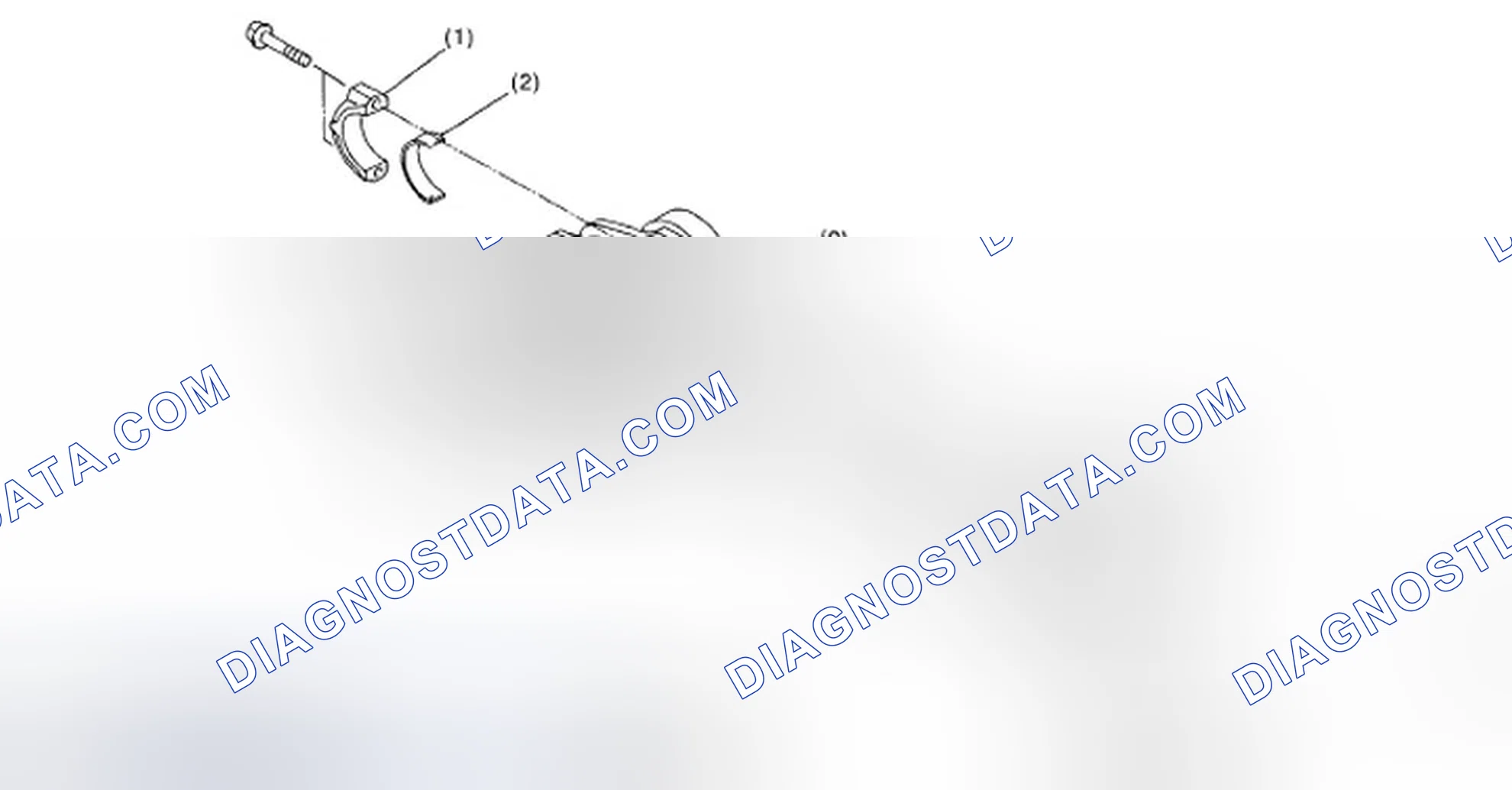 Fig. 195: Disassemble View Of Connecting Rod Cap, Bearing, Second Ring, Oil Ring And Snap Ring